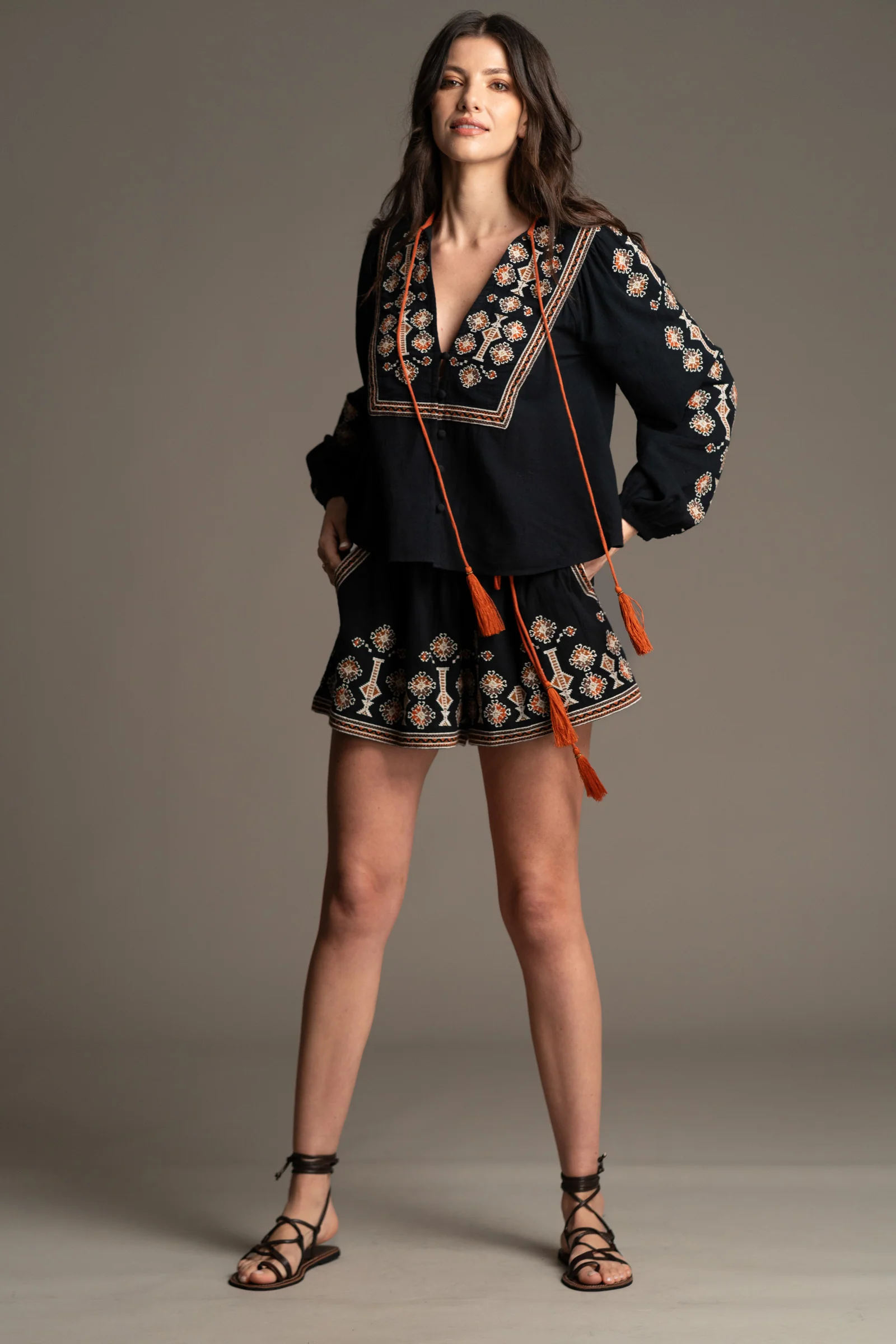 Anita Embroidered Shorts - Image 7