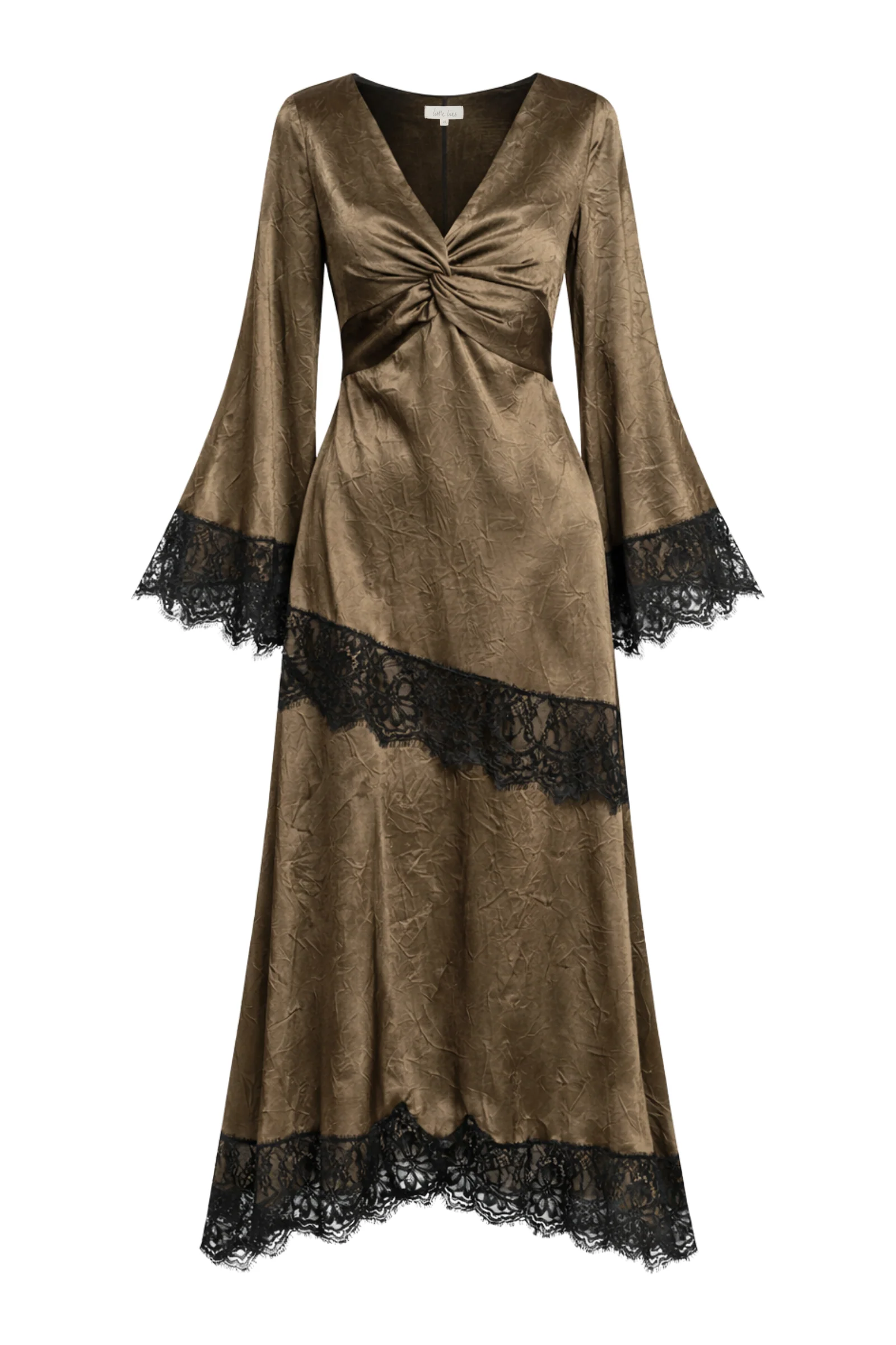 Arabella Satin Maxi Dress - Image 12