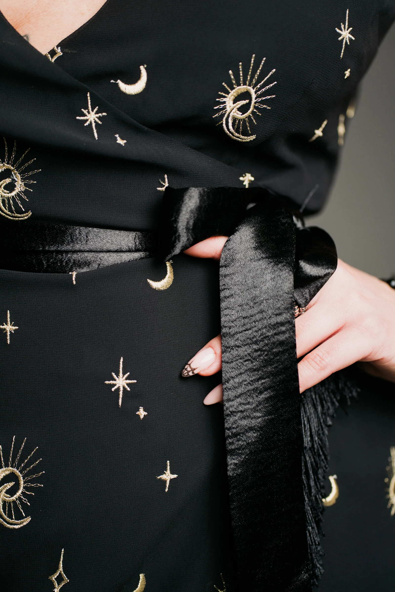 Aurora Celestial Wrap Dress - Image 6
