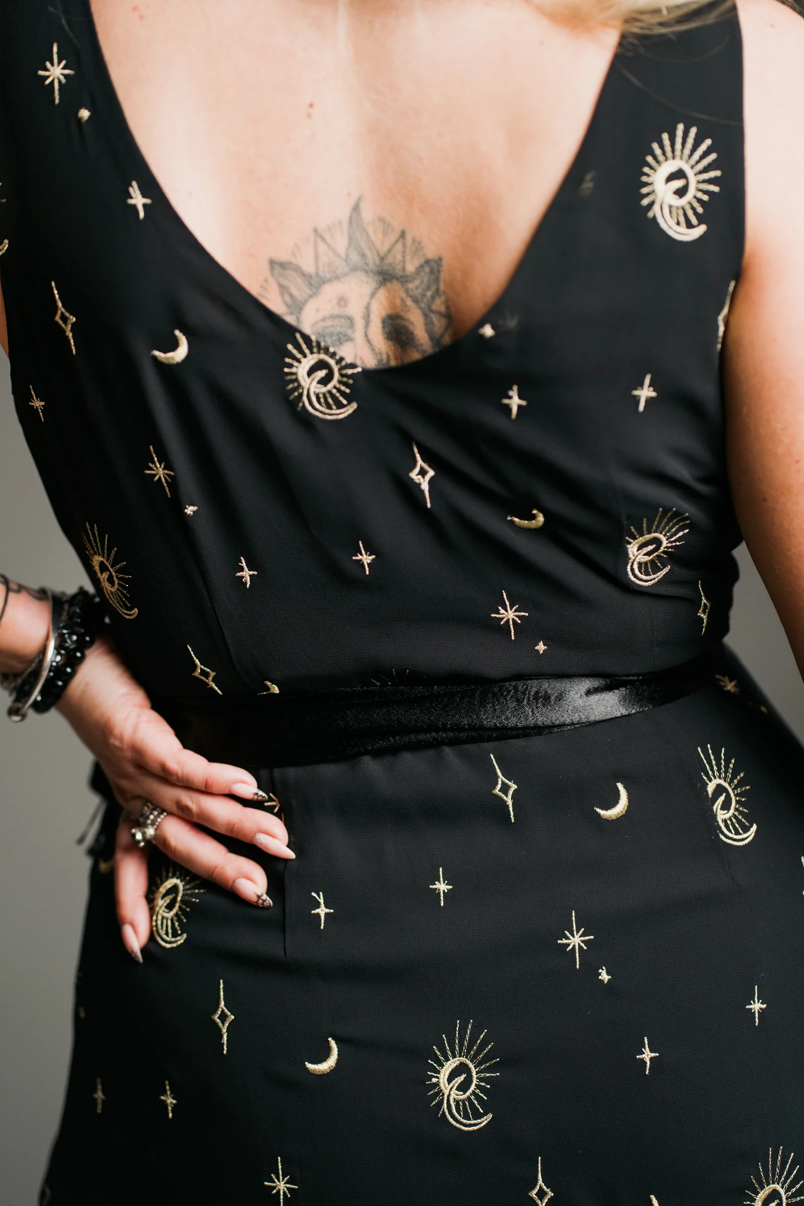 Aurora Celestial Wrap Dress - Image 7