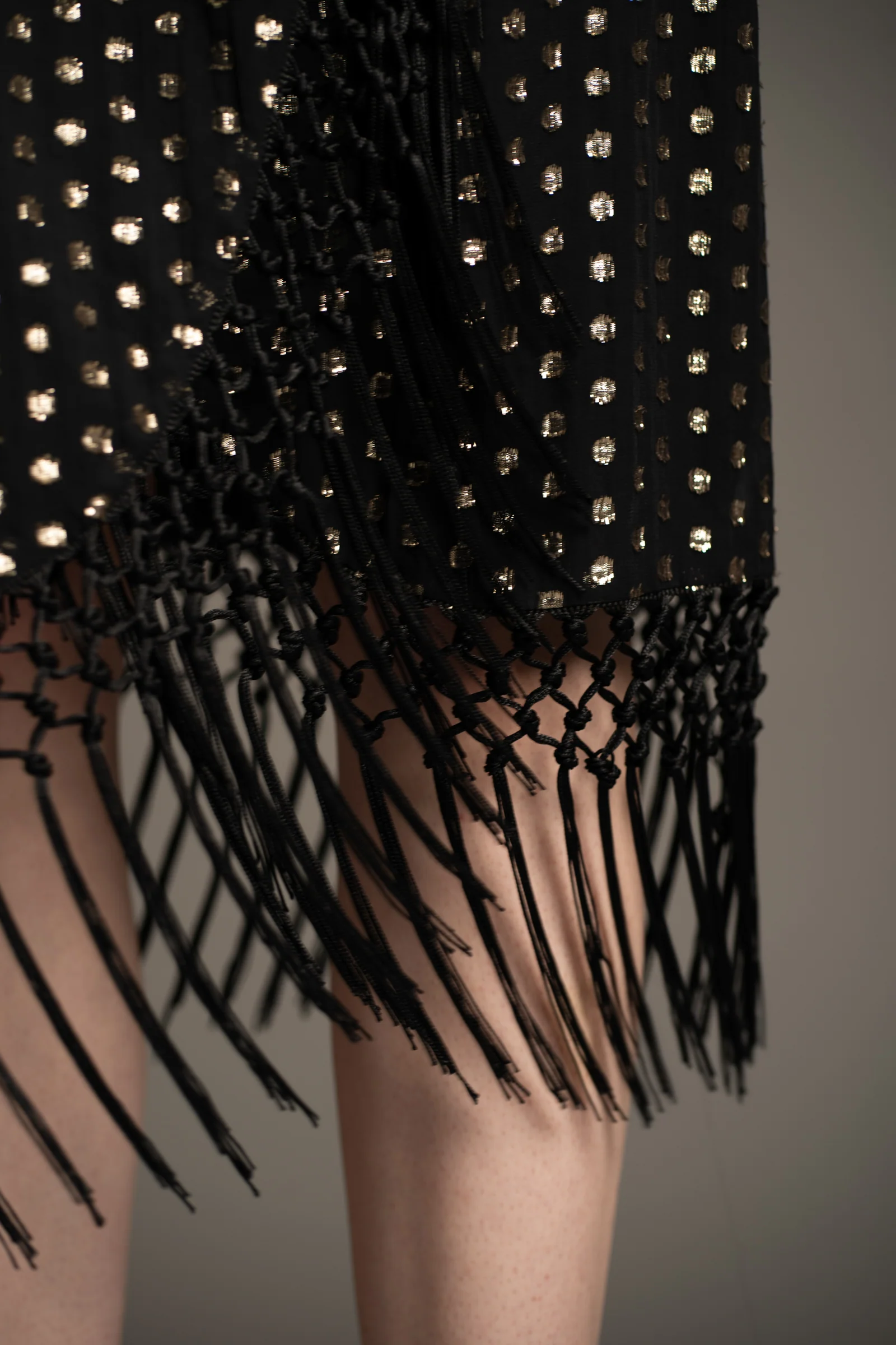 Cosmic Dancer Metallic Wrap Dress - Image 6