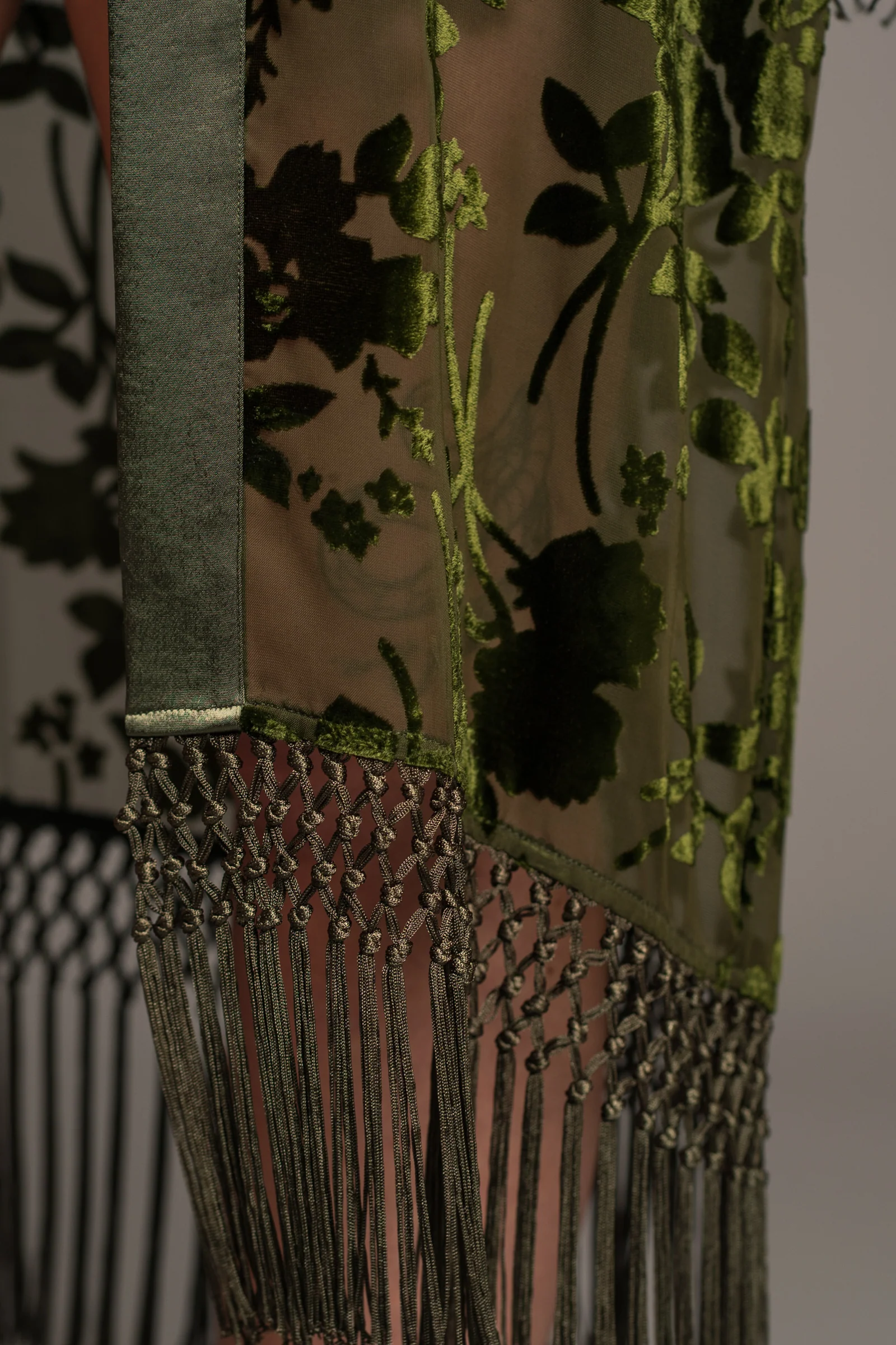 Dakota Olive Devore Kimono - Image 6