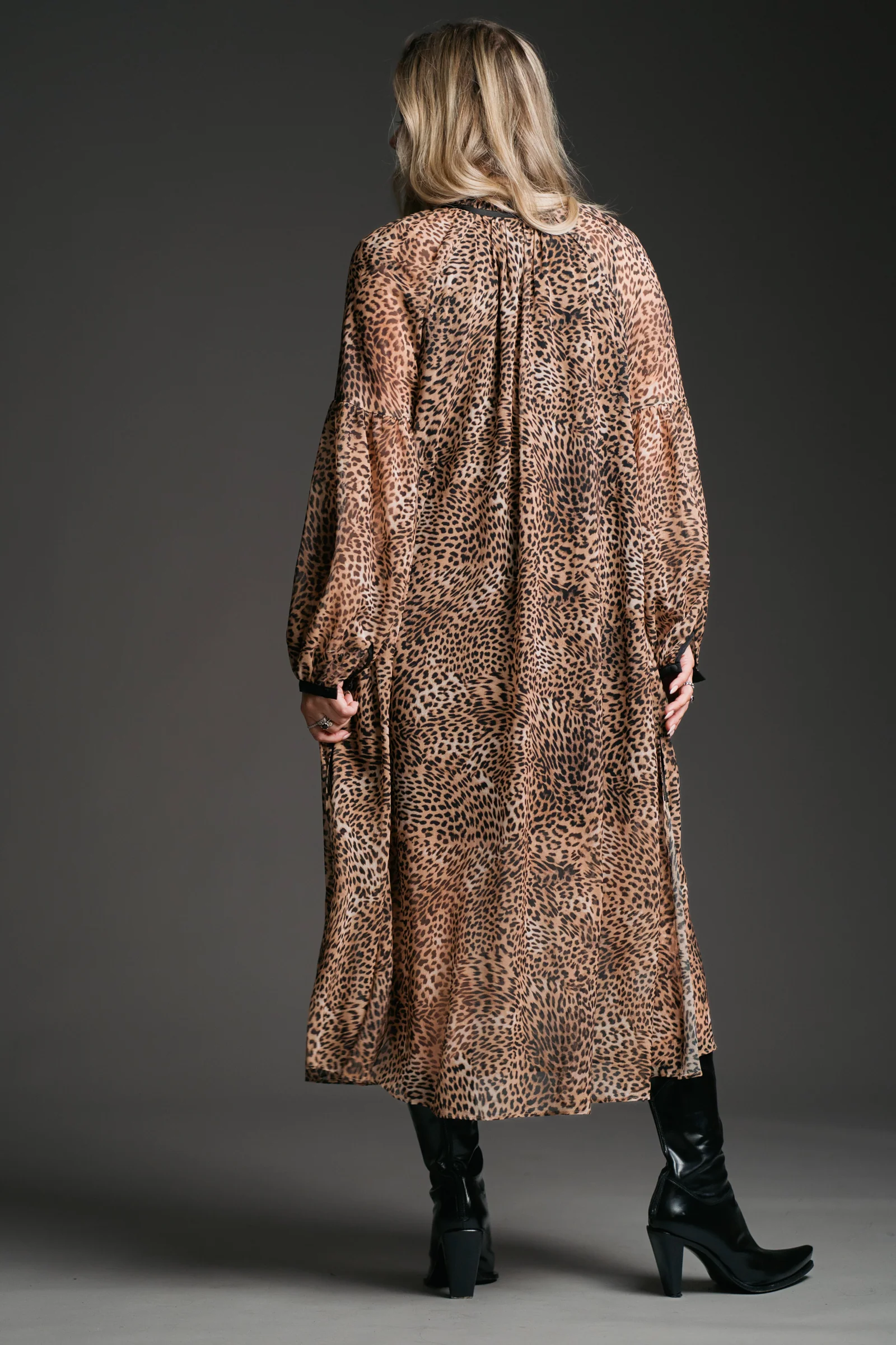 Dream On Leopard Midi Dress - Image 4
