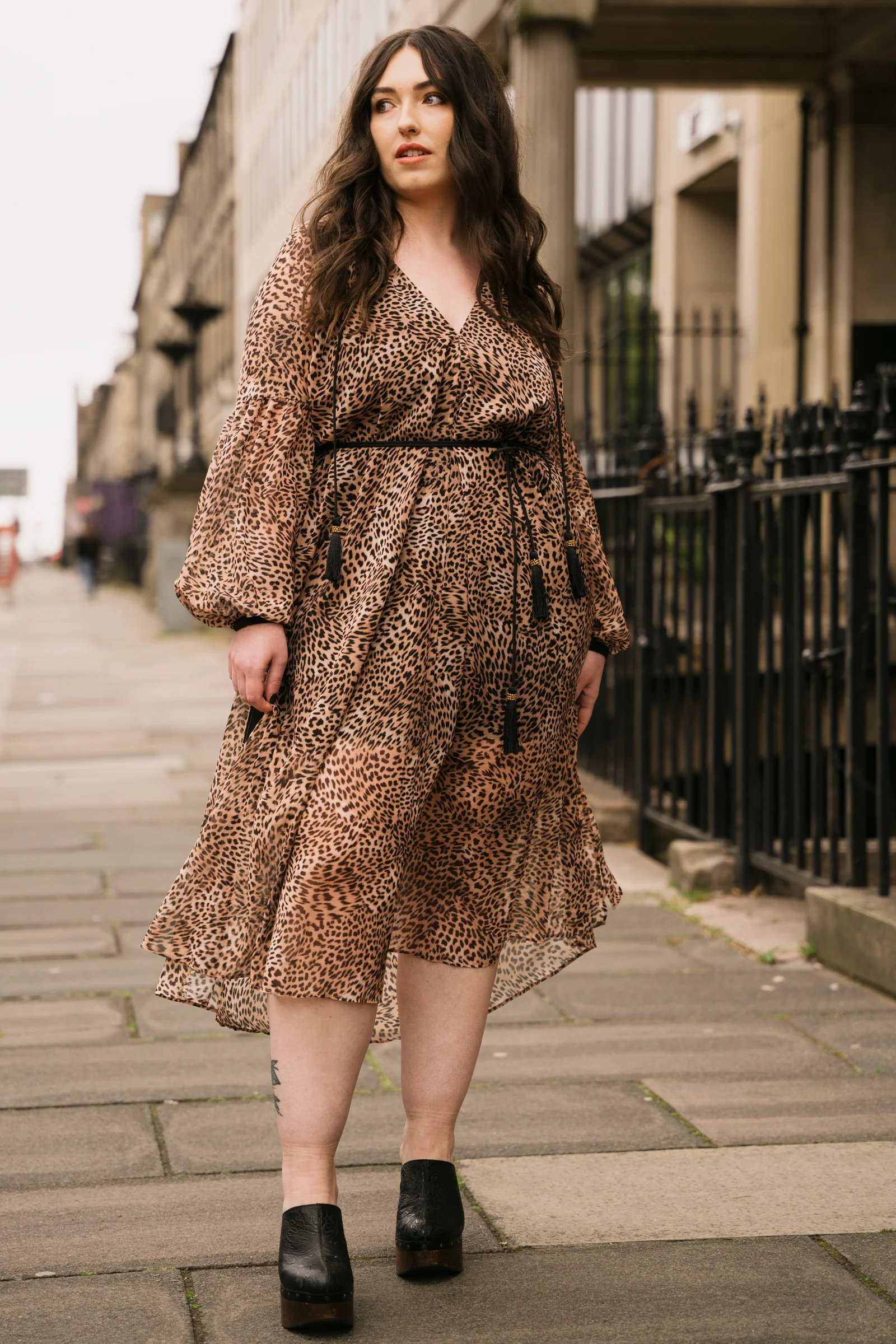 Dream On Leopard Midi Dress - Image 7