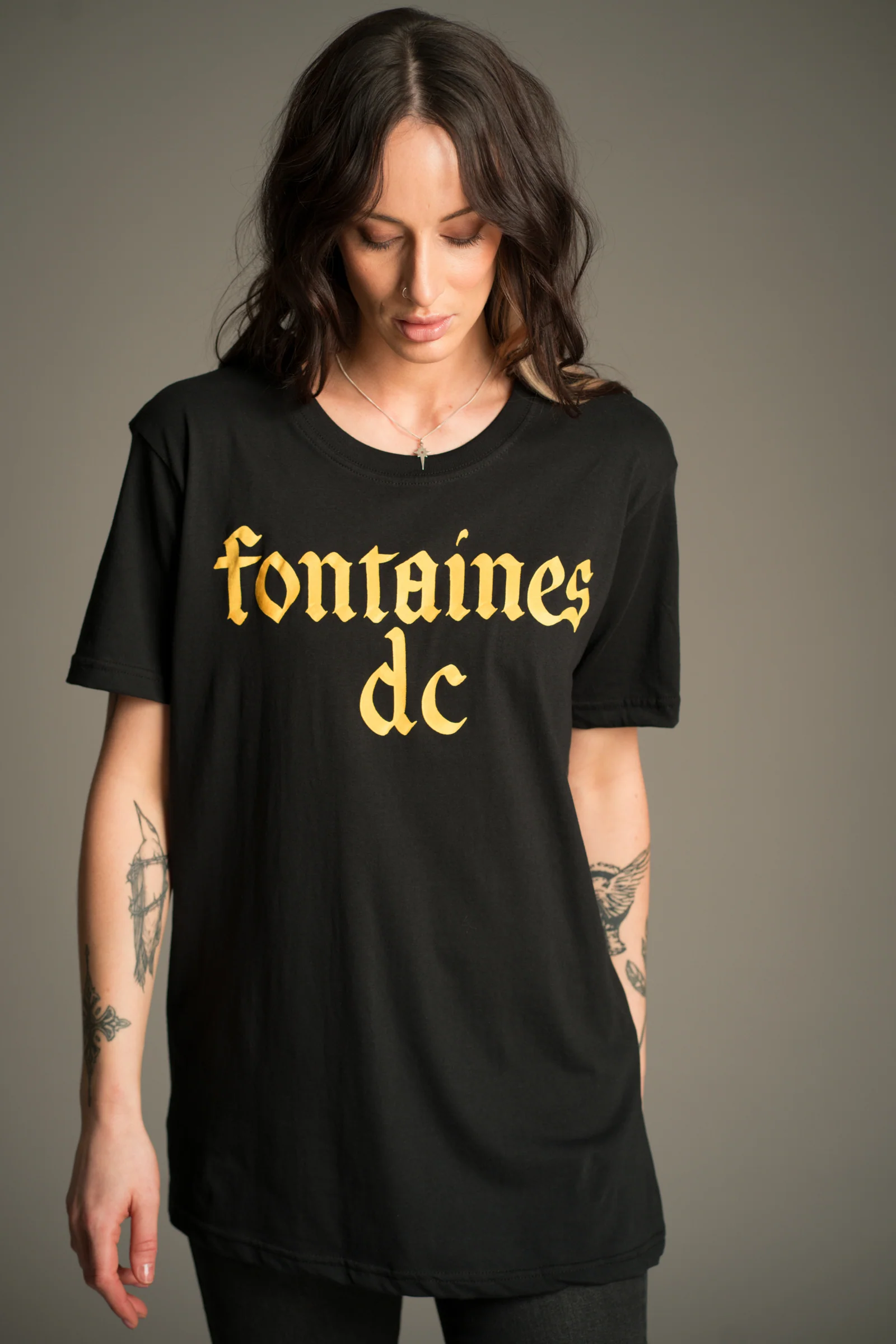 Fontaines D.C Gothic Logo Band Tee - Image 5