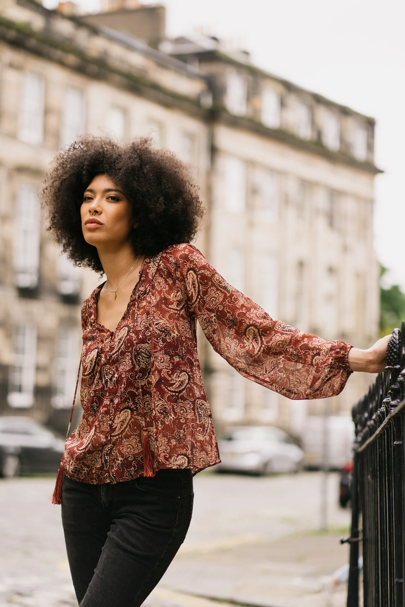 Gold Dust Paisley Top - Image 9