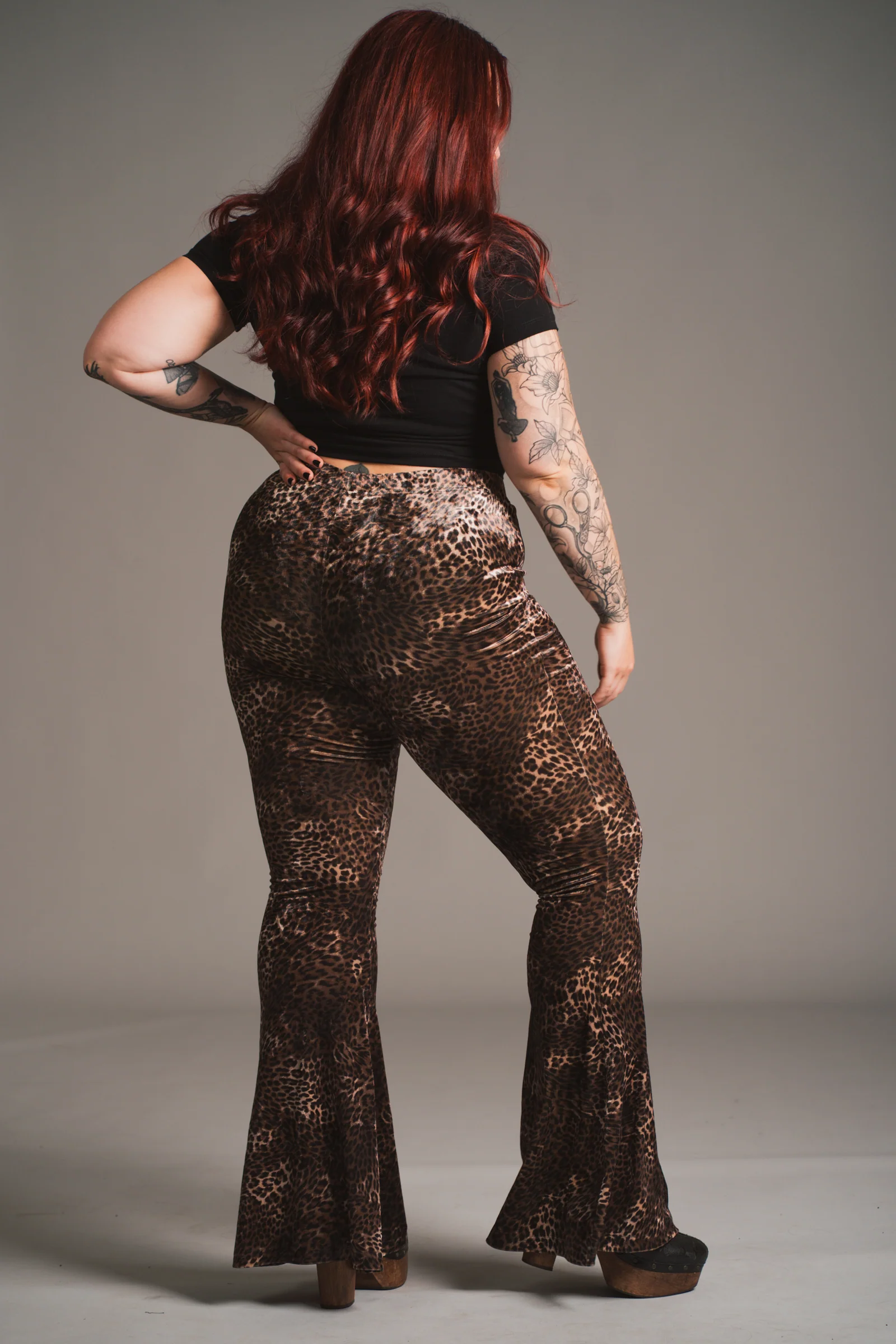 Hendrix Leopard Velvet Flares - Image 9
