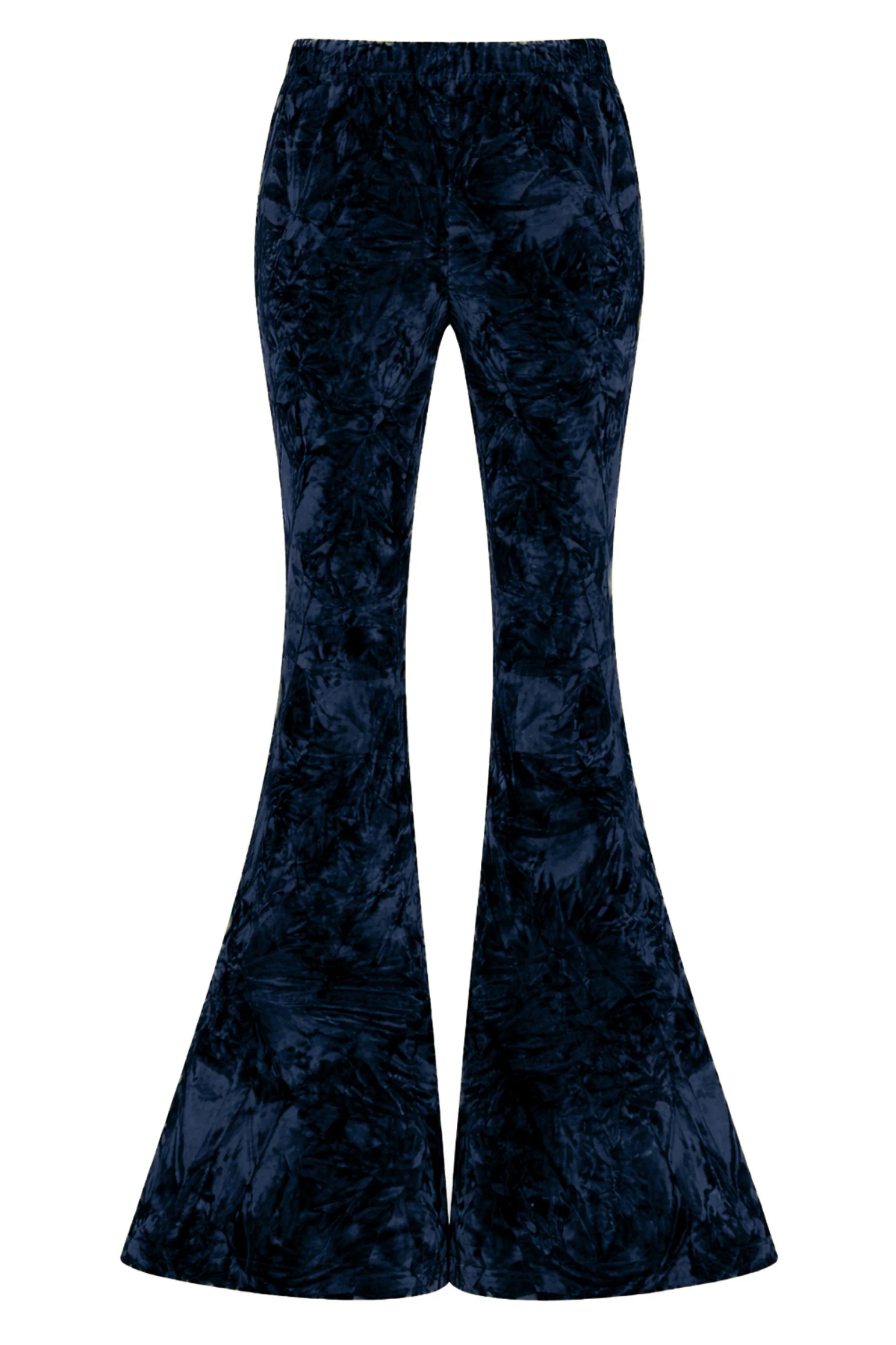 Hendrix Midnight Crushed Velvet Flares - Image 6