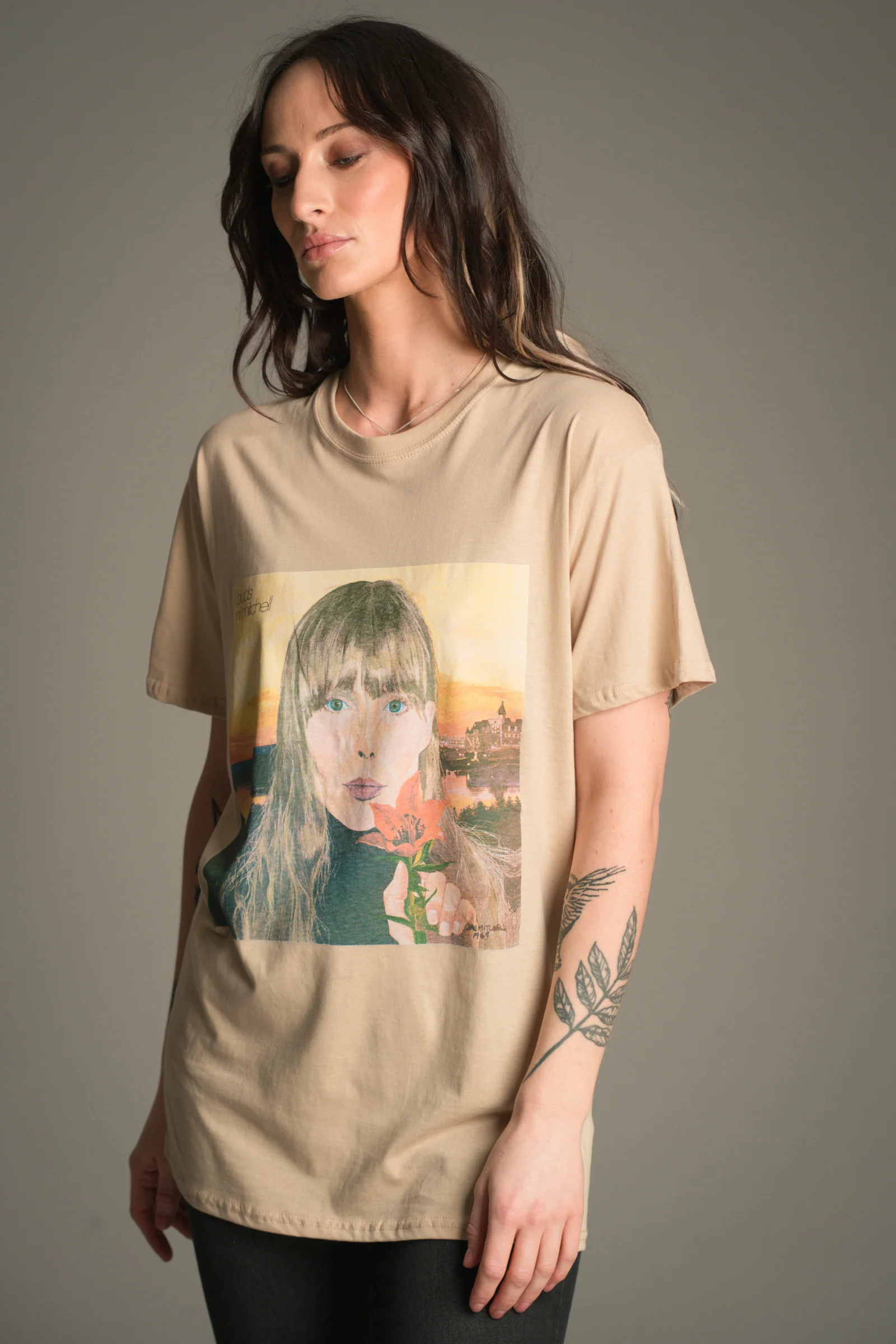 Joni Mitchell Clouds Band Tee