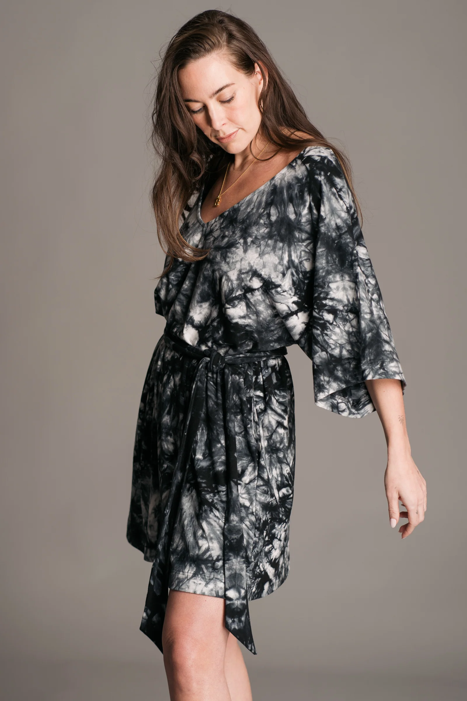 Joplin Tie Dye Batwing Dress - Image 4