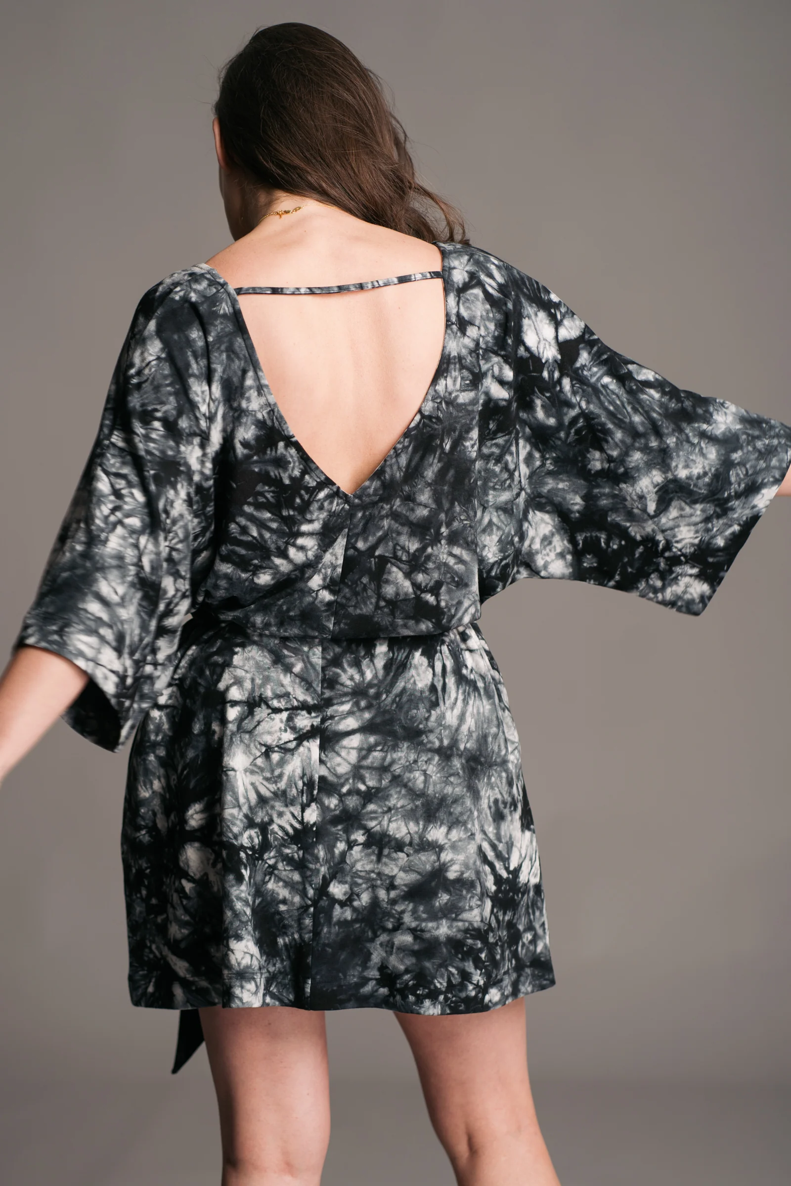 Joplin Tie Dye Batwing Dress - Image 5