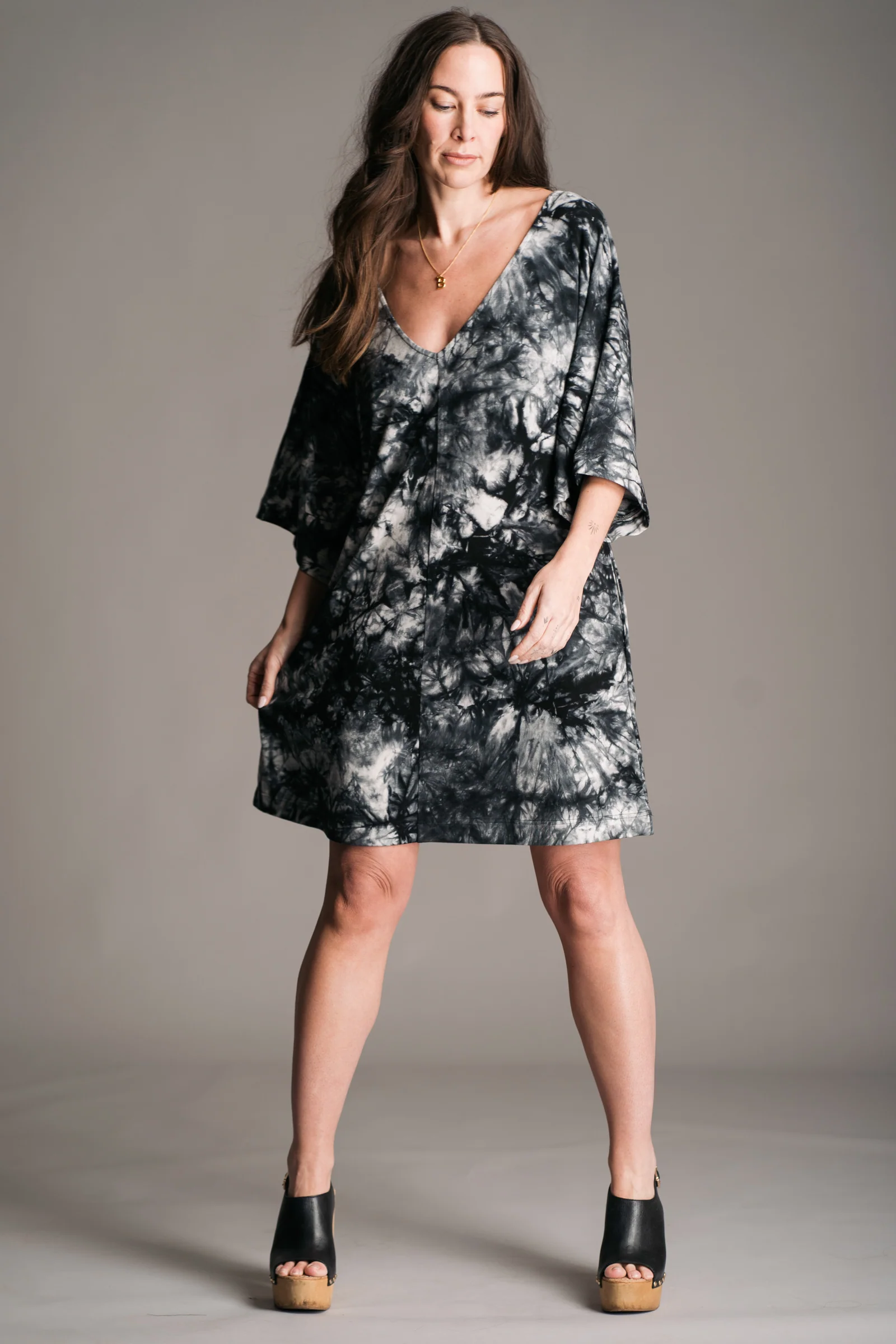 Joplin Tie Dye Batwing Dress - Image 7