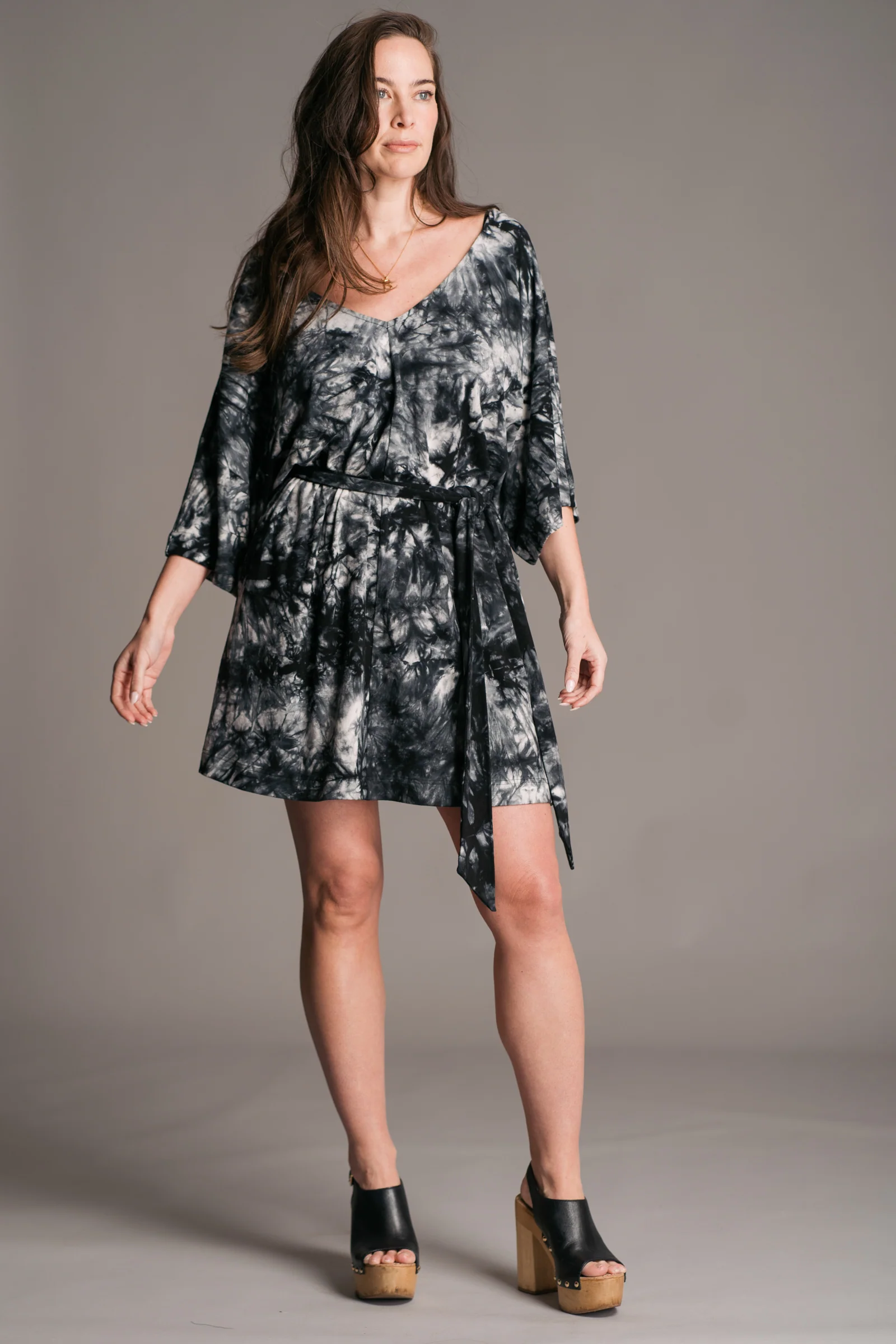 Joplin Tie Dye Batwing Dress - Image 9