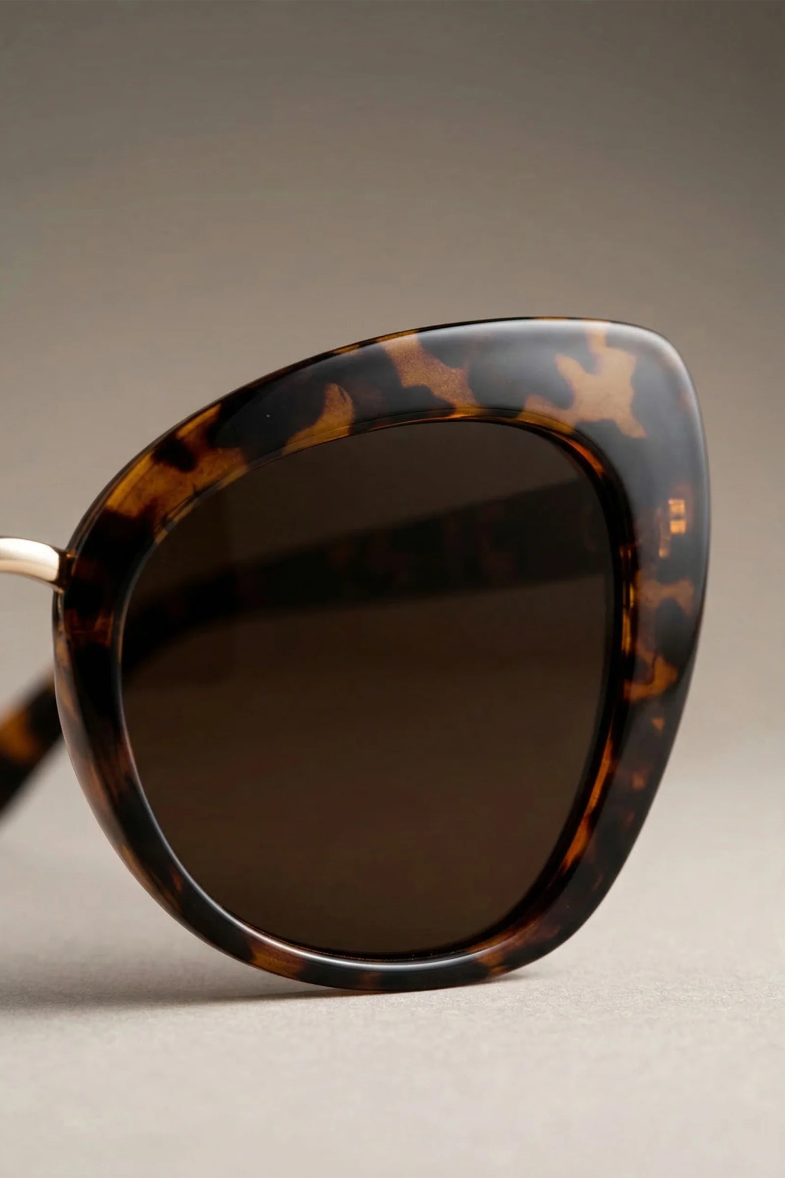 Lola Tortoiseshell Cat Eye Sunglasses - Image 4