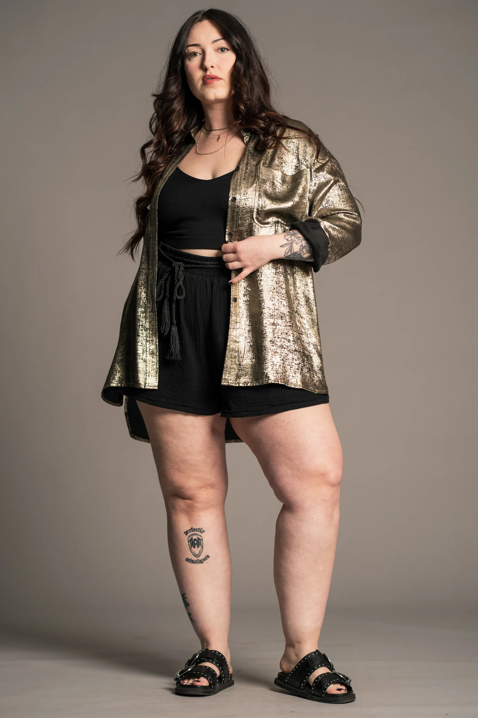 Luna Metallic Shirt - Image 4