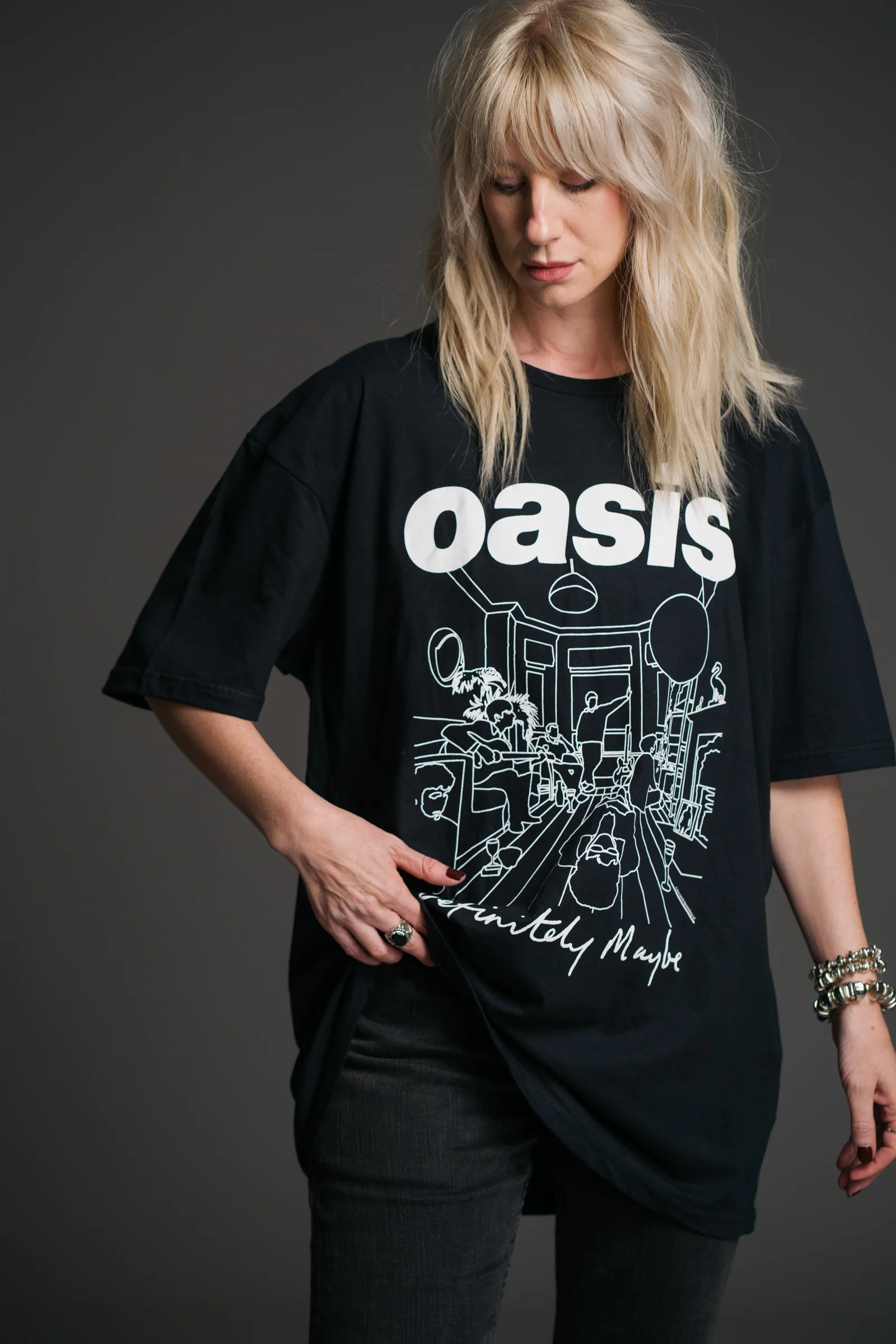 Oasis Definitely Maybe Band Tee - Image 3