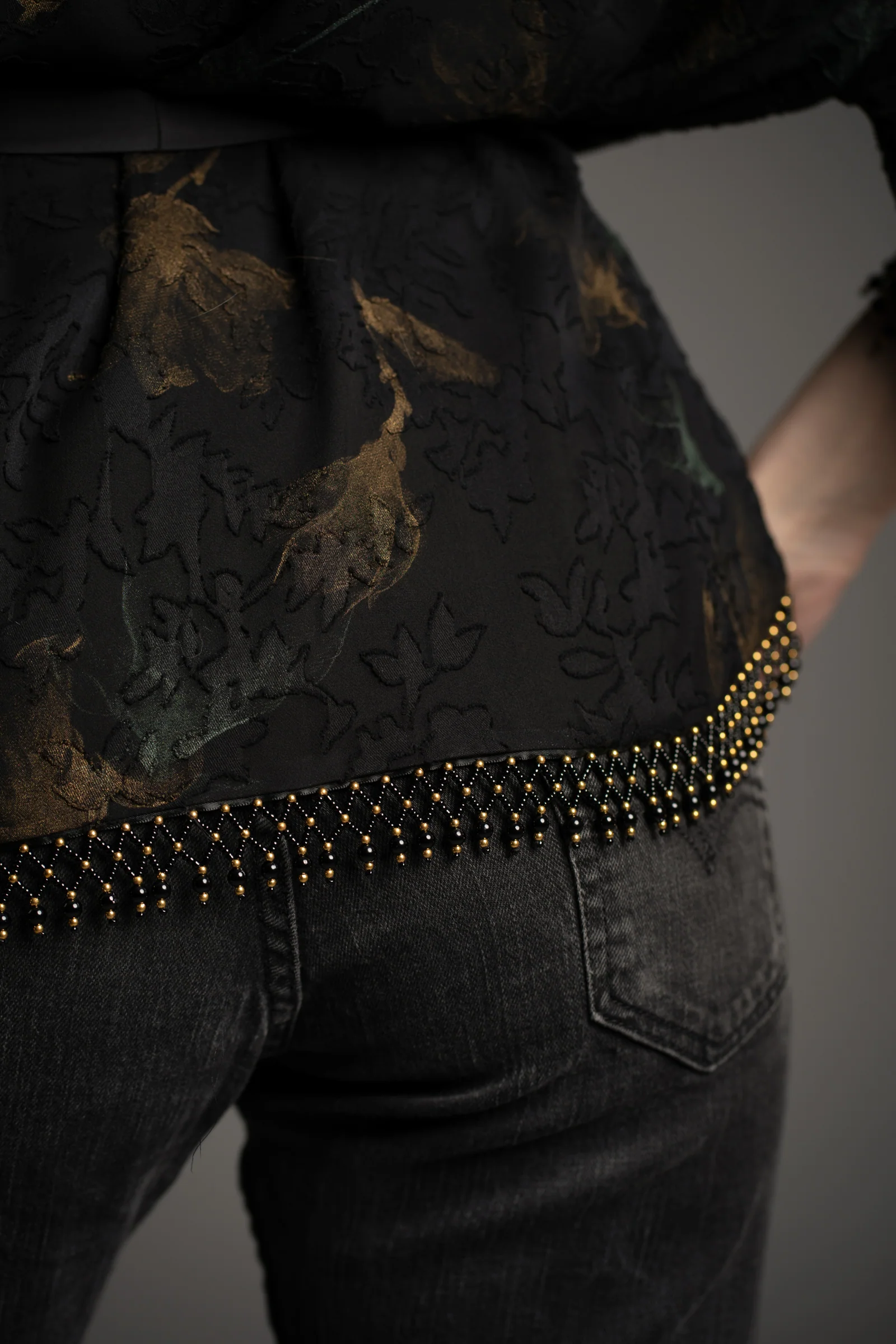 Ophelia Beaded Chiffon Kimono - Image 5