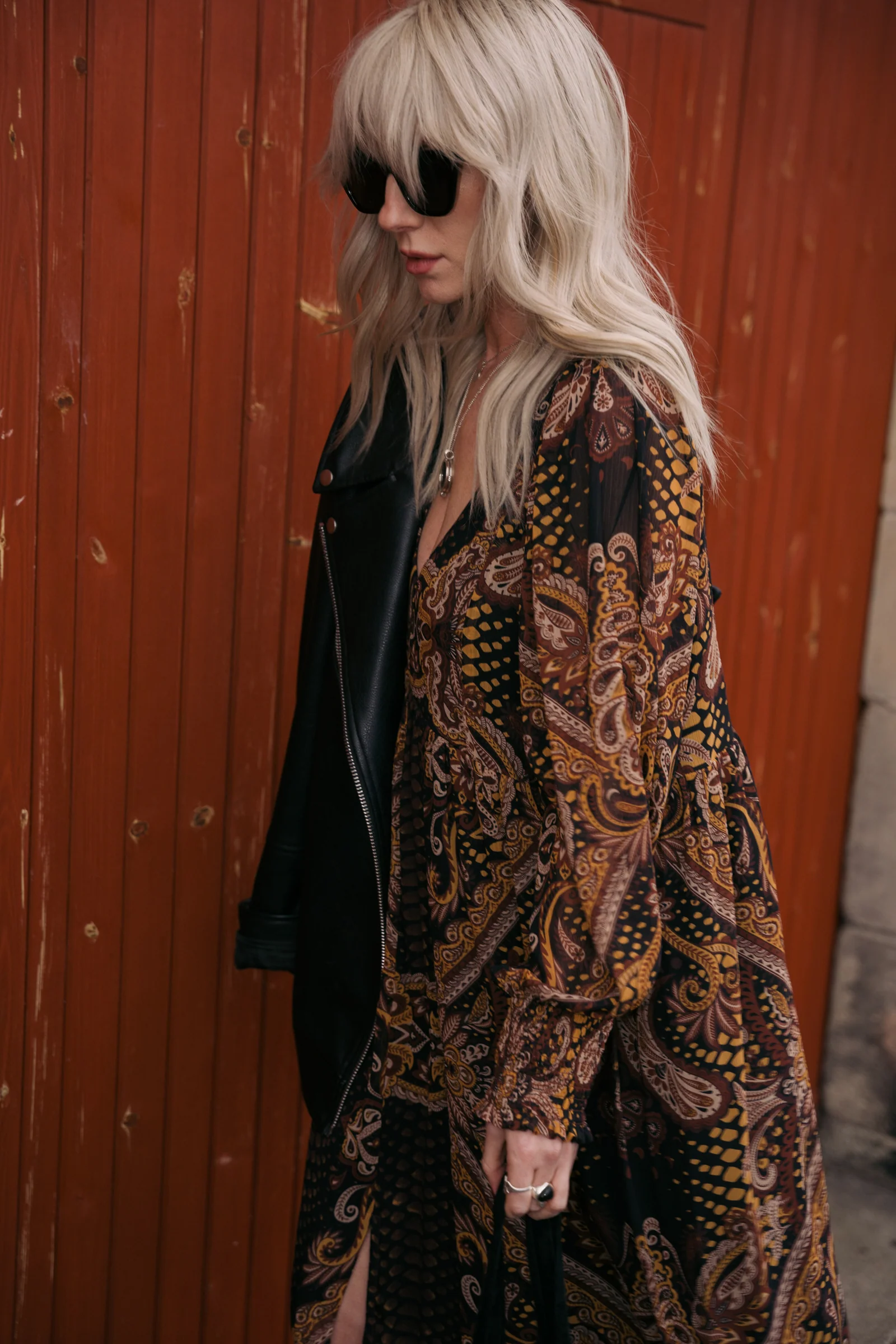 Peacekeeper Paisley Midi Dress - Image 3