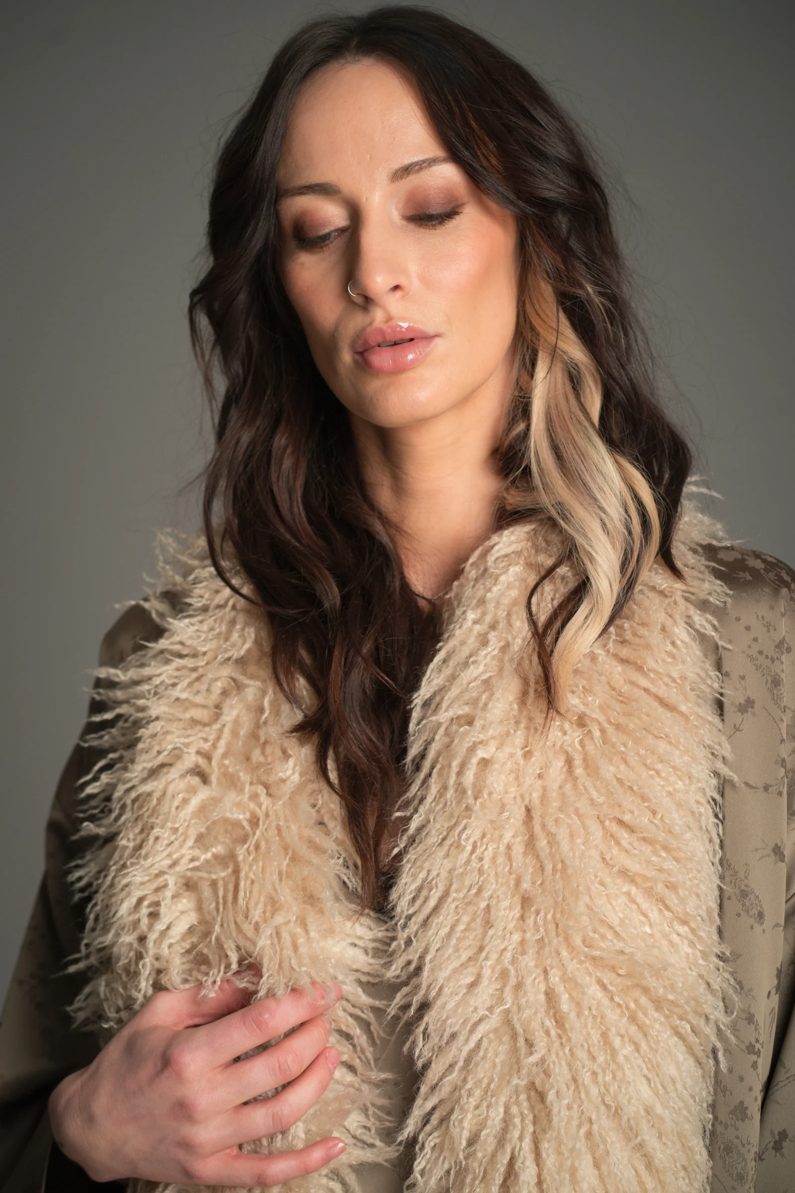 Penny Lane Faux Mongolian Fur Scarf - Image 3