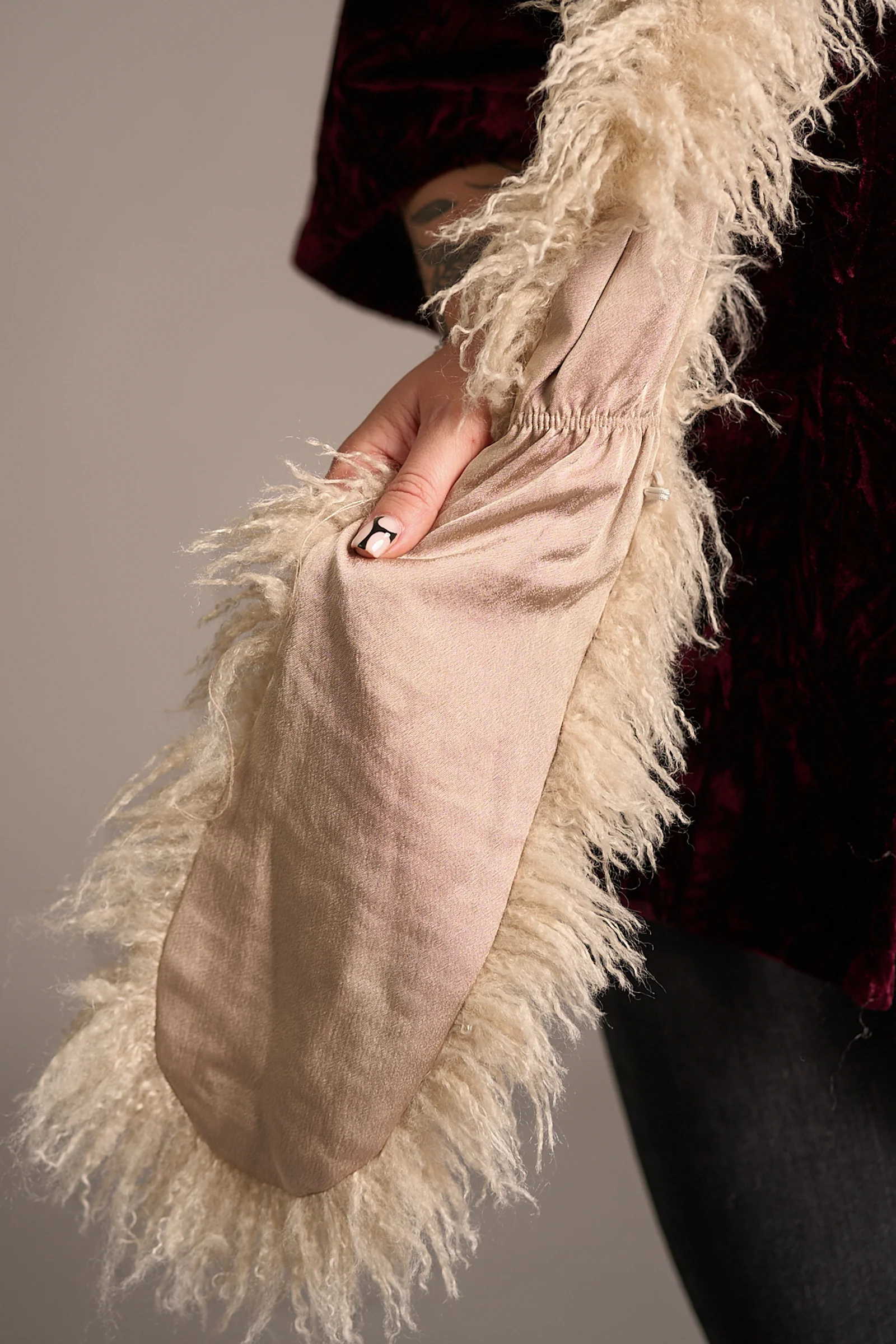 Penny Lane Faux Mongolian Fur Scarf - Image 5