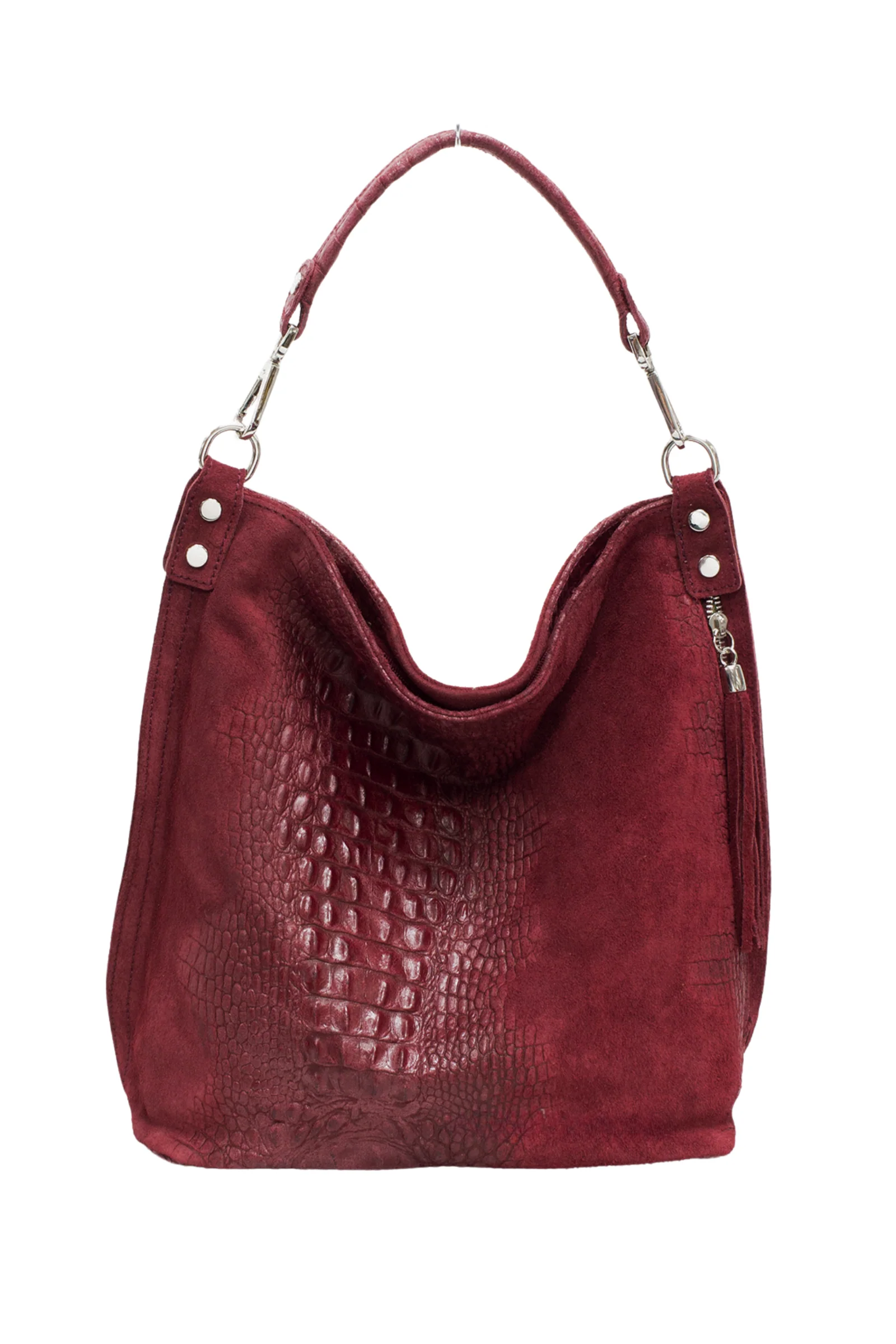 Rapture Ruby Genuine Suede Slouch Bag - Image 5