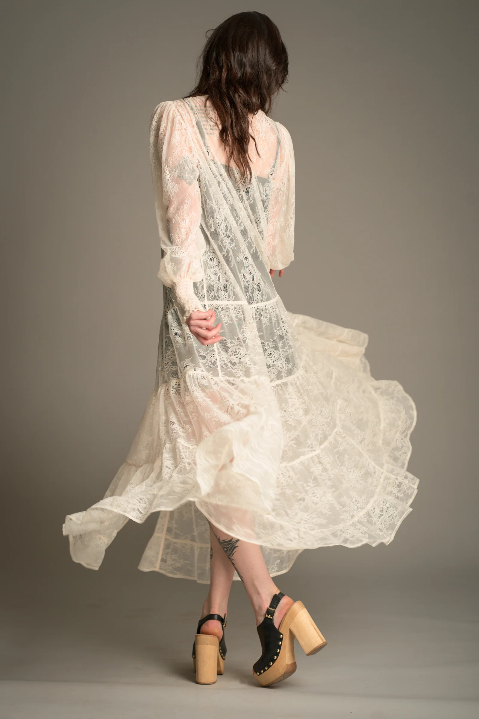 Rhiannon Ivory Maxi Dress - Image 10