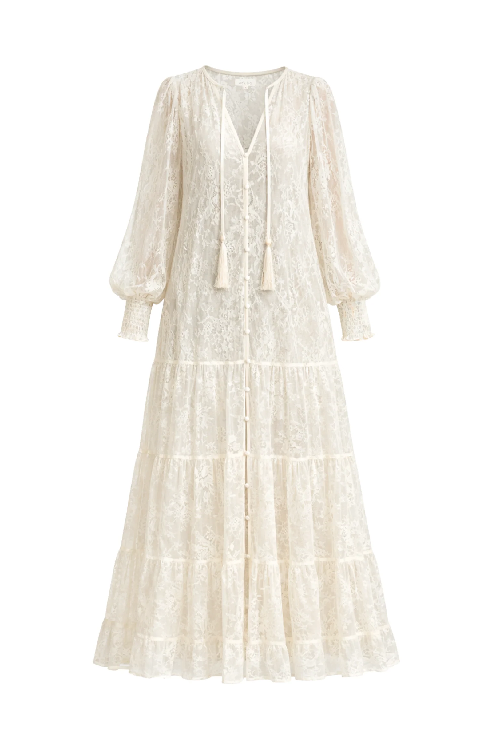 Rhiannon Ivory Maxi Dress - Image 11