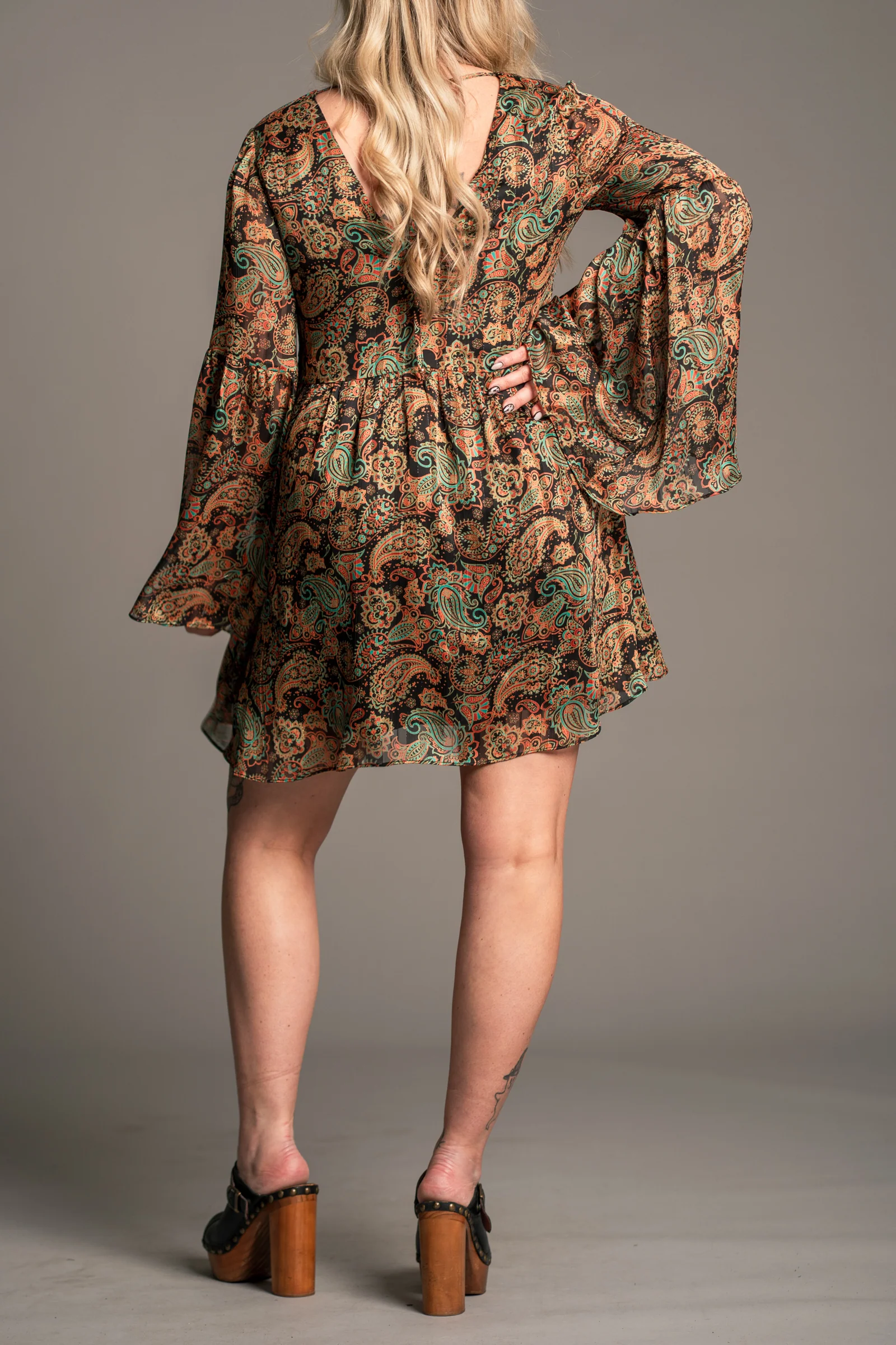 Ringo Paisley Smock Dress - Image 7