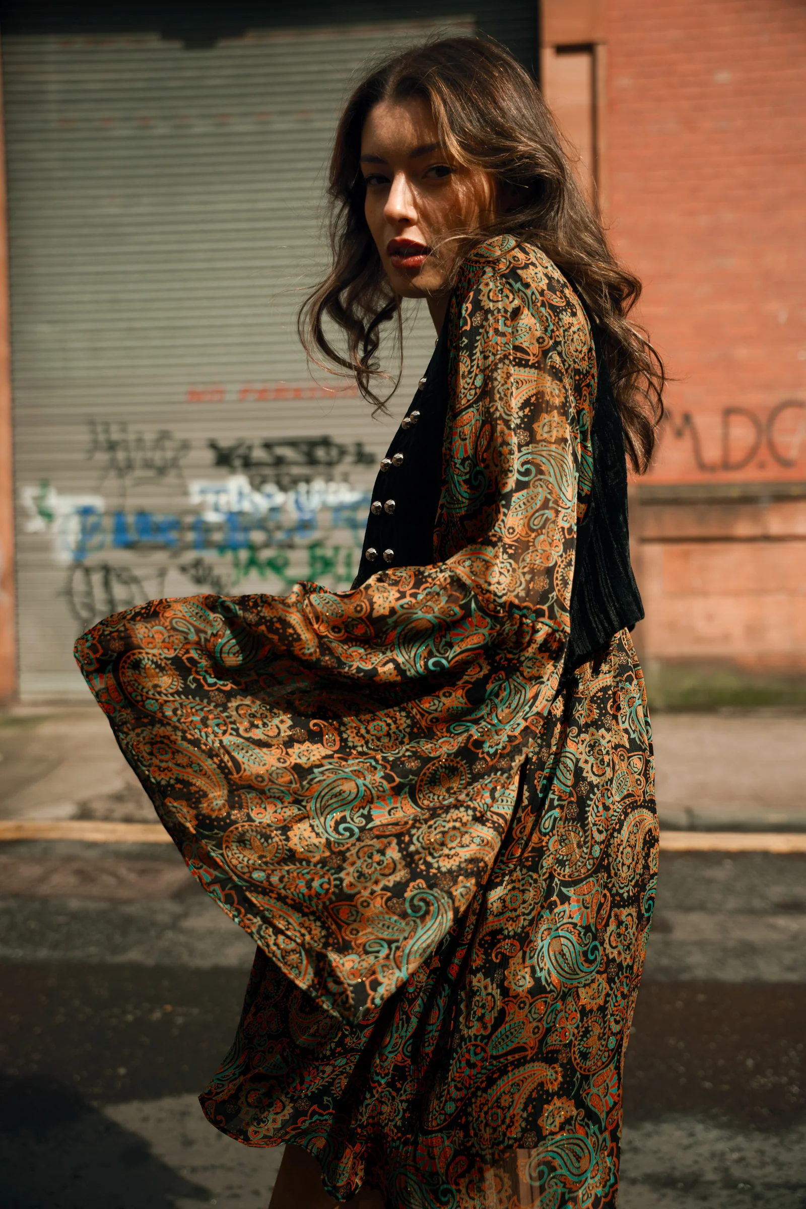 Ringo Paisley Smock Dress - Image 9