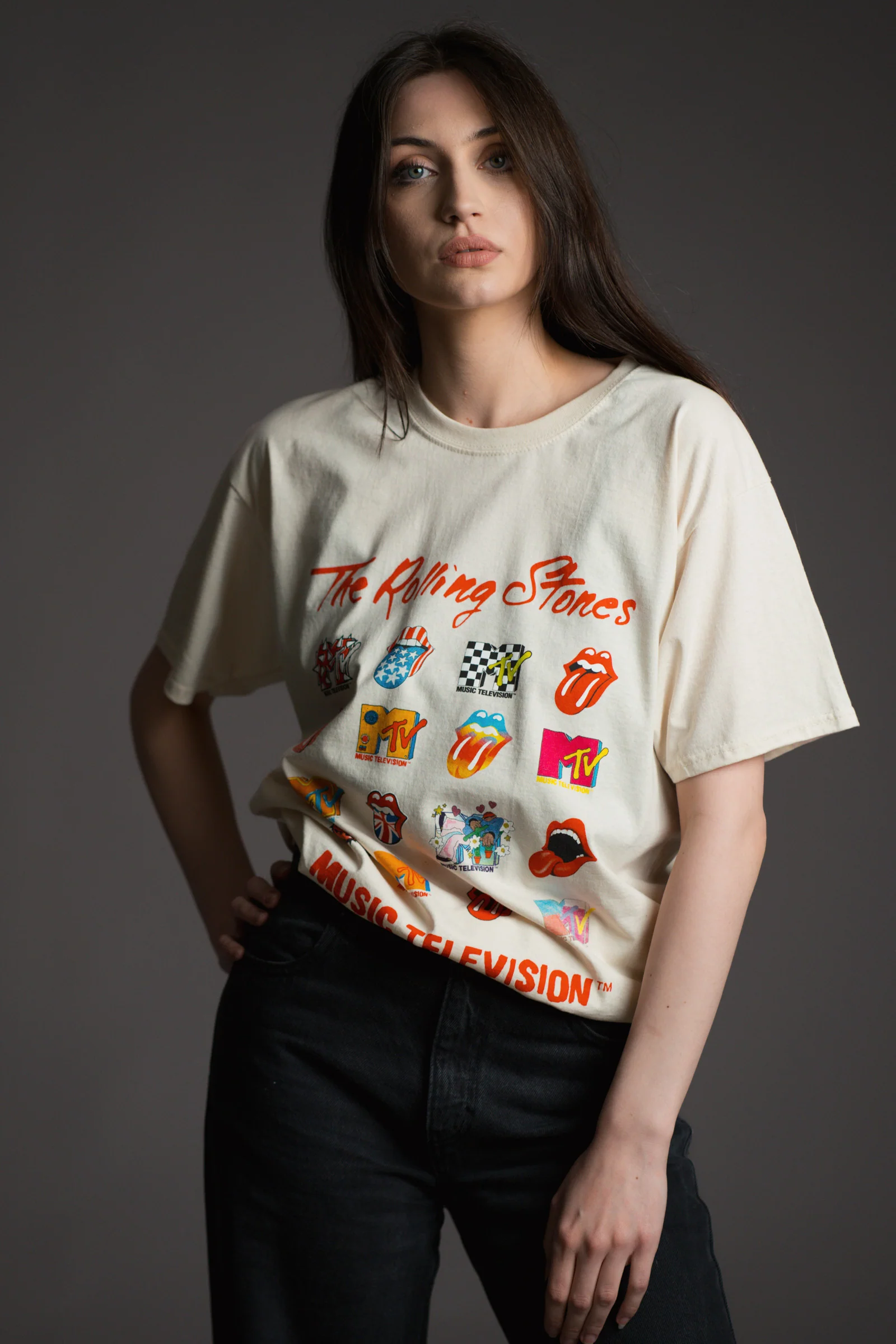 Rolling Stones MTV Logo Band Tee - Image 4