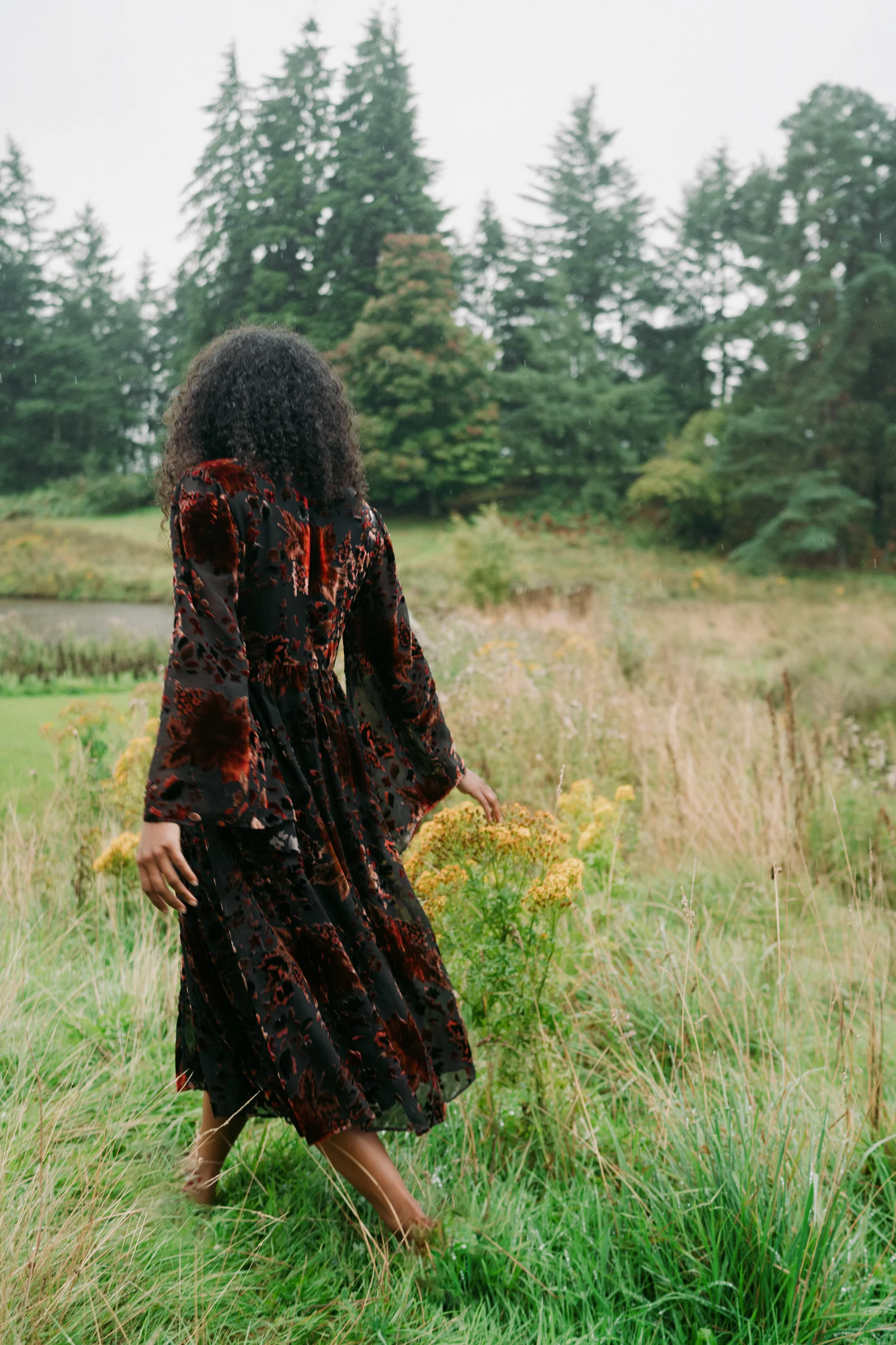 Rooms on Fire Devore Midi Dress - Image 9