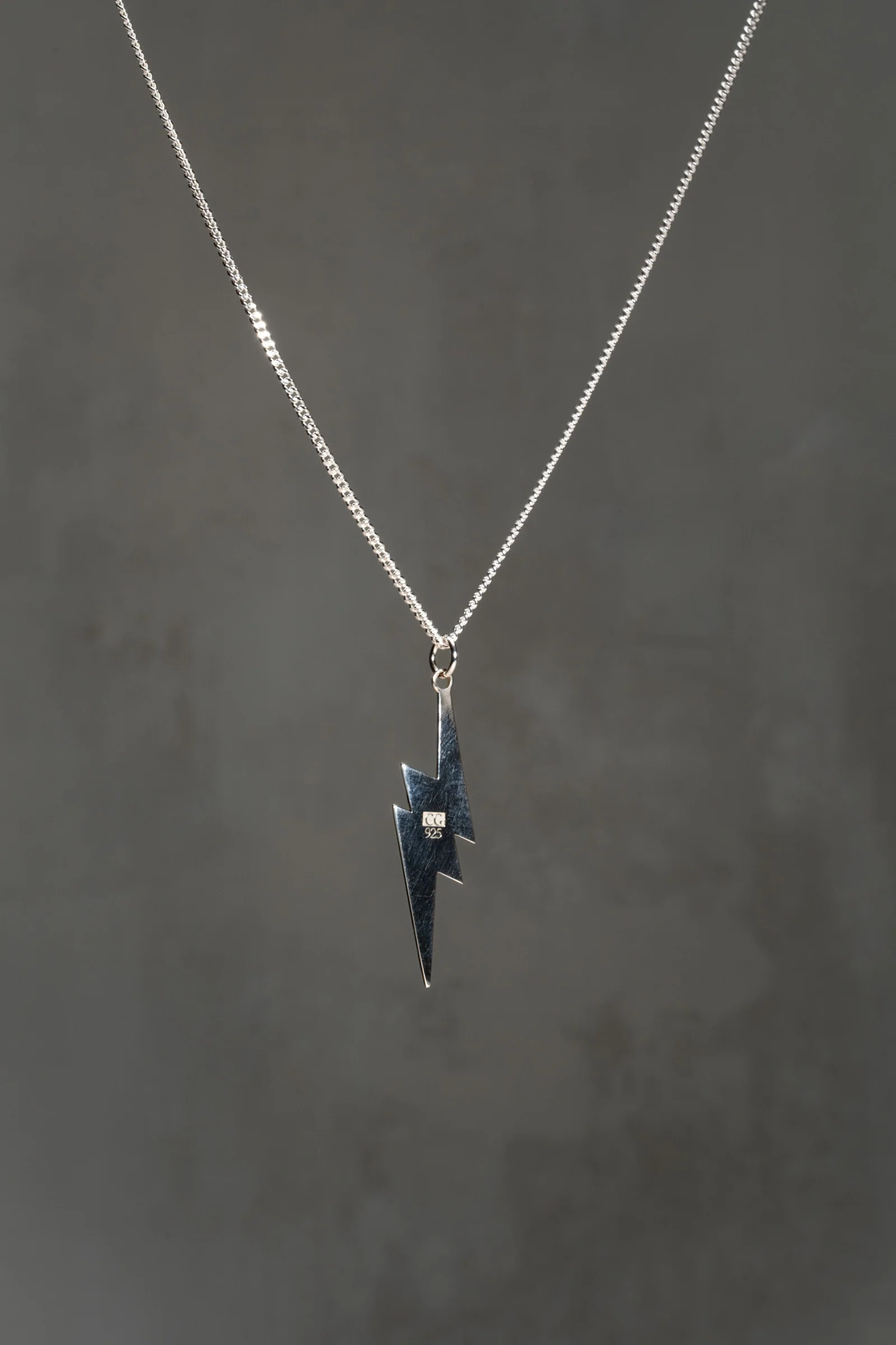 Sterling Silver Lightning Pendant - Image 4