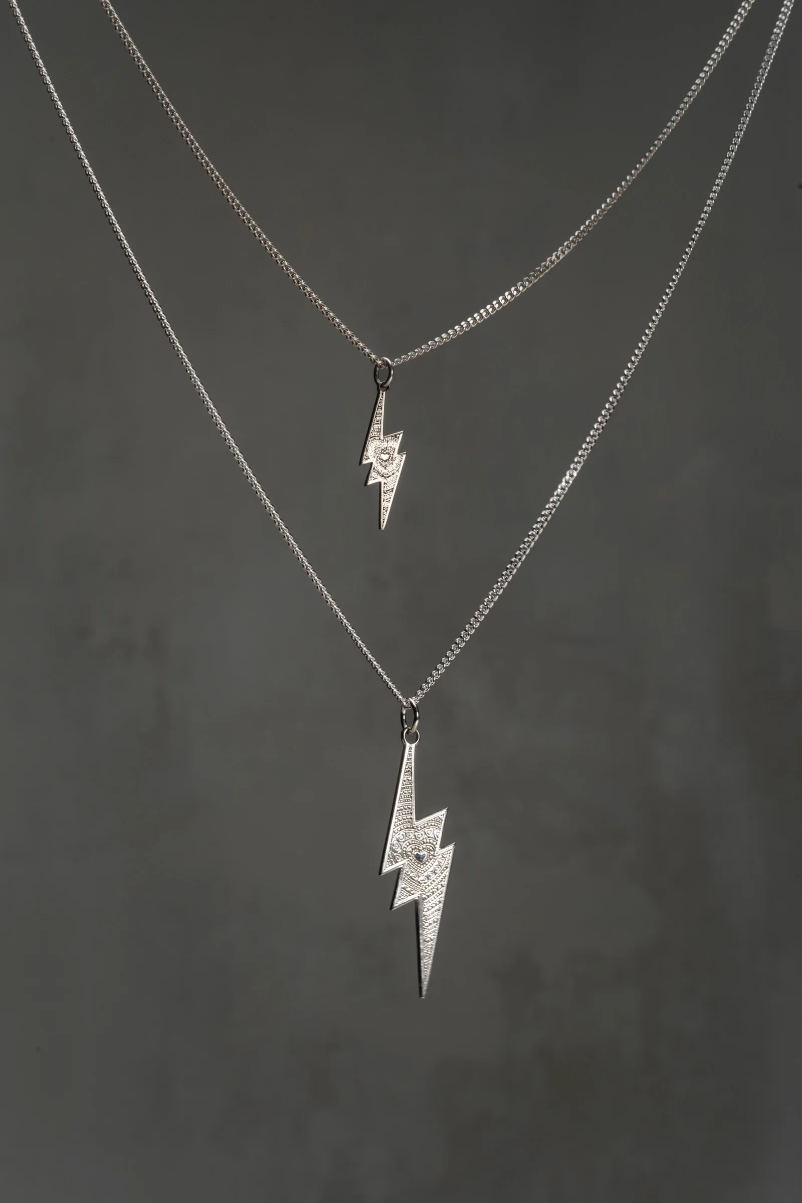 Sterling Silver Lightning Pendant - Image 6