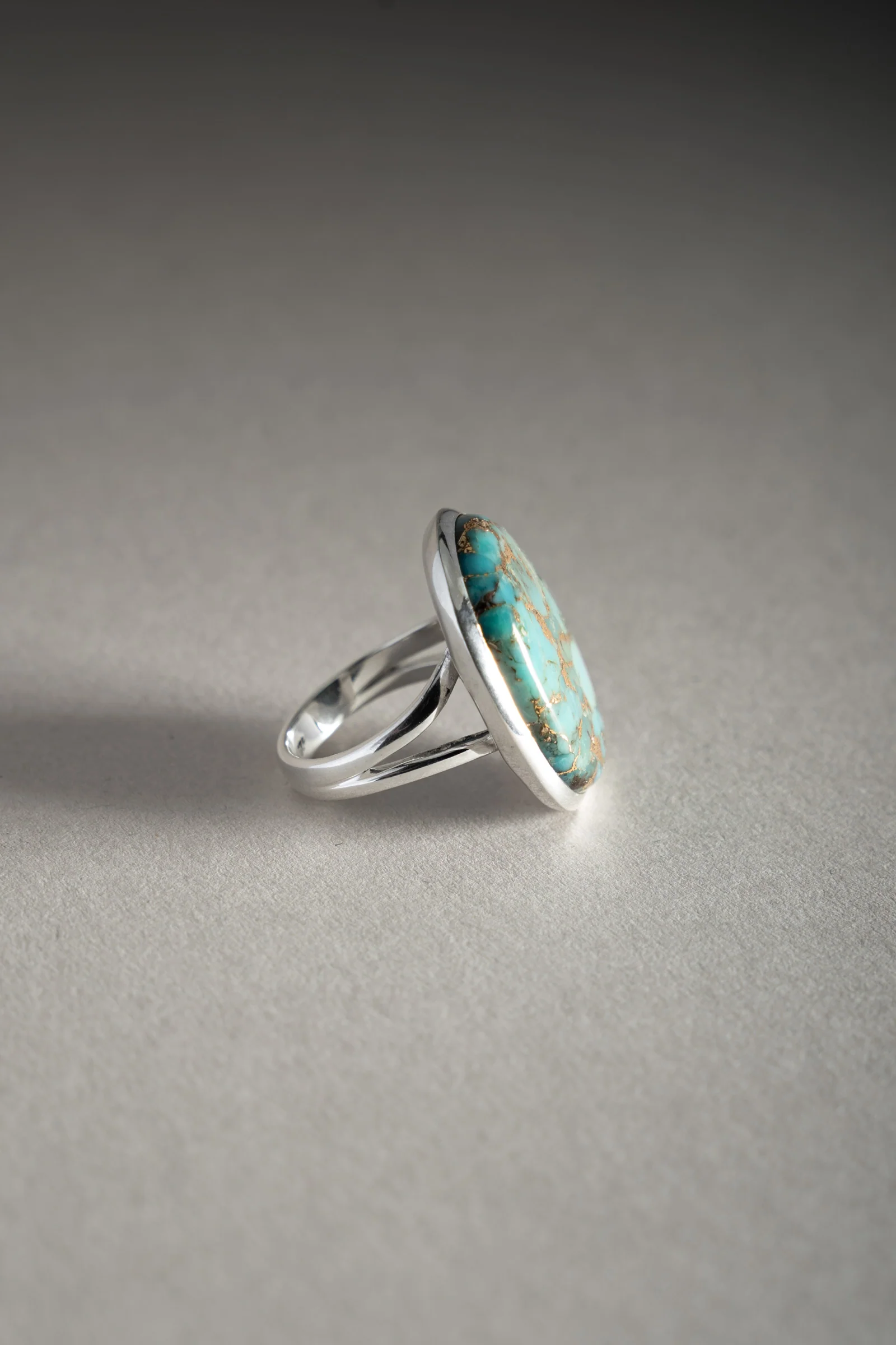 Sterling Silver Turquoise Stone Ring - Image 4