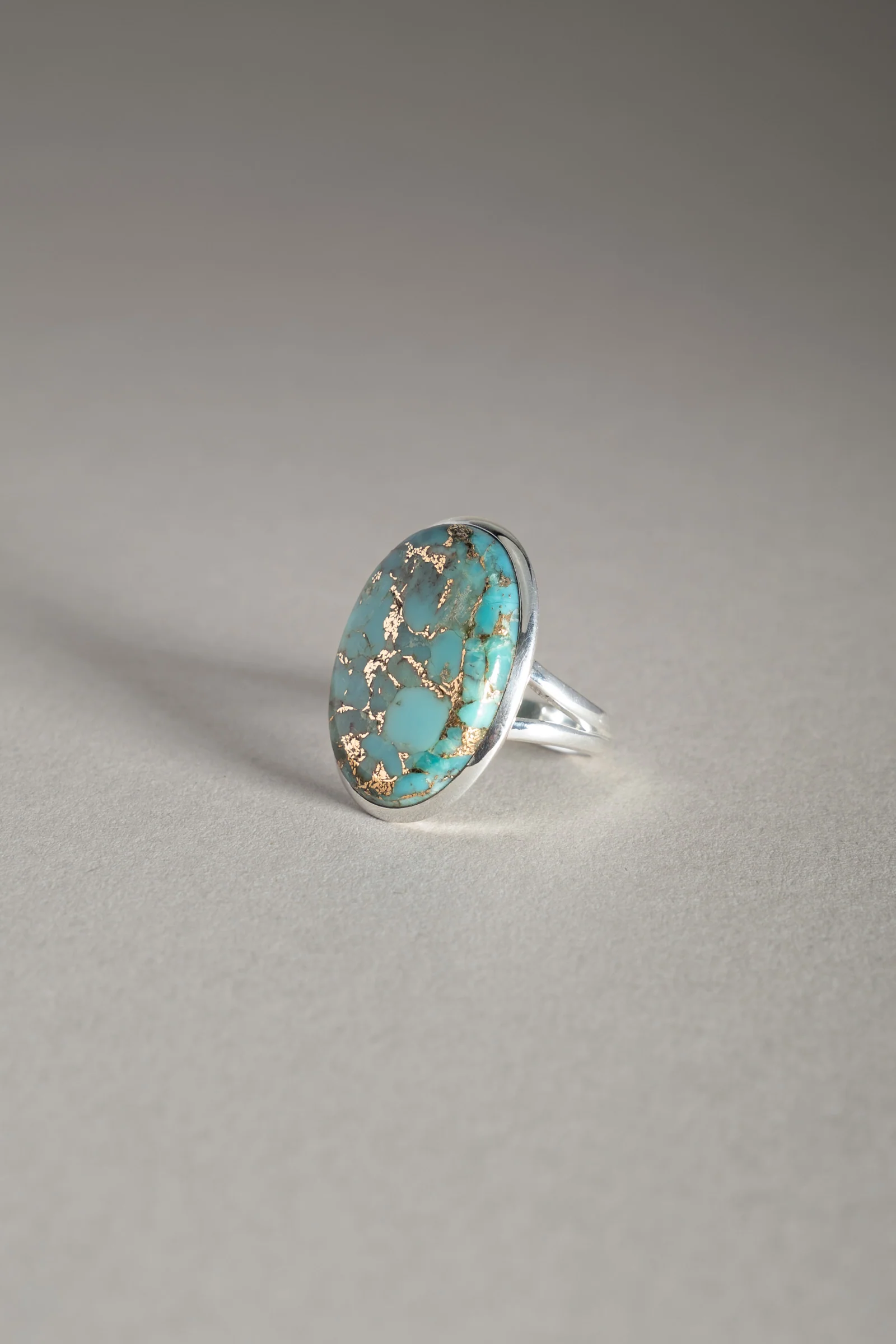 Sterling Silver Turquoise Stone Ring - Image 5