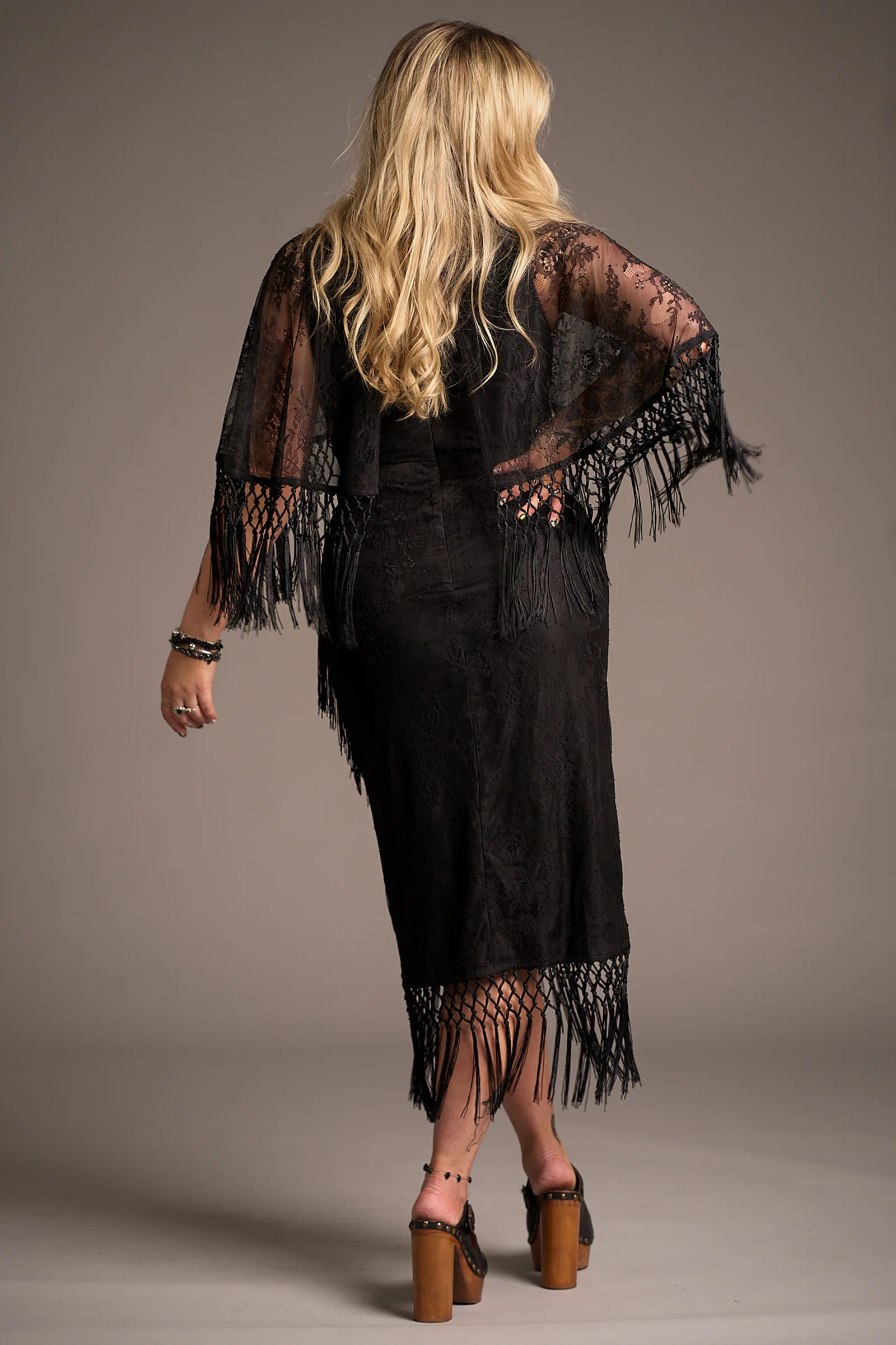 Tango in the Night Lace Midi Dress - Image 7