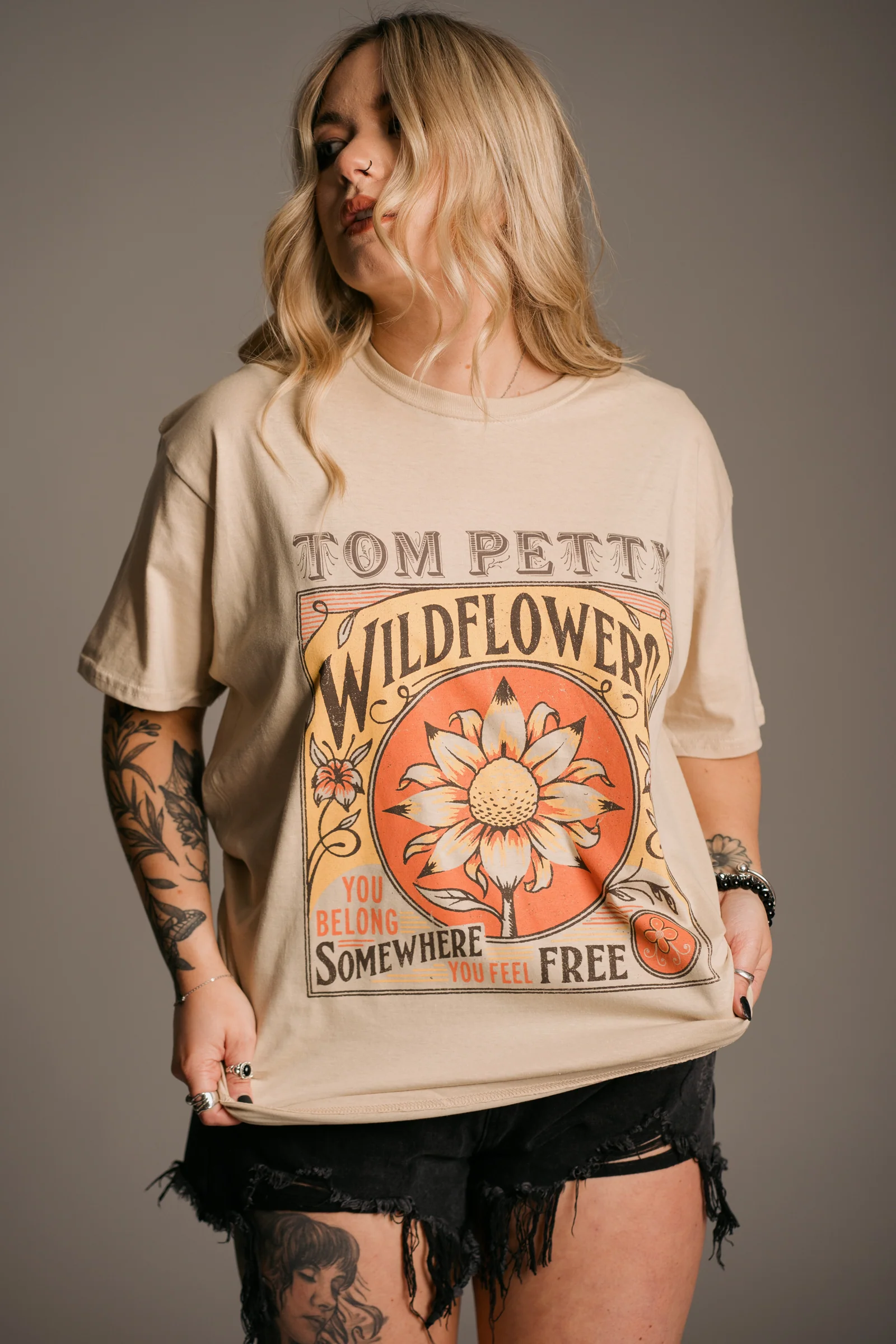Tom Petty Wildflowers Band Tee - Image 5