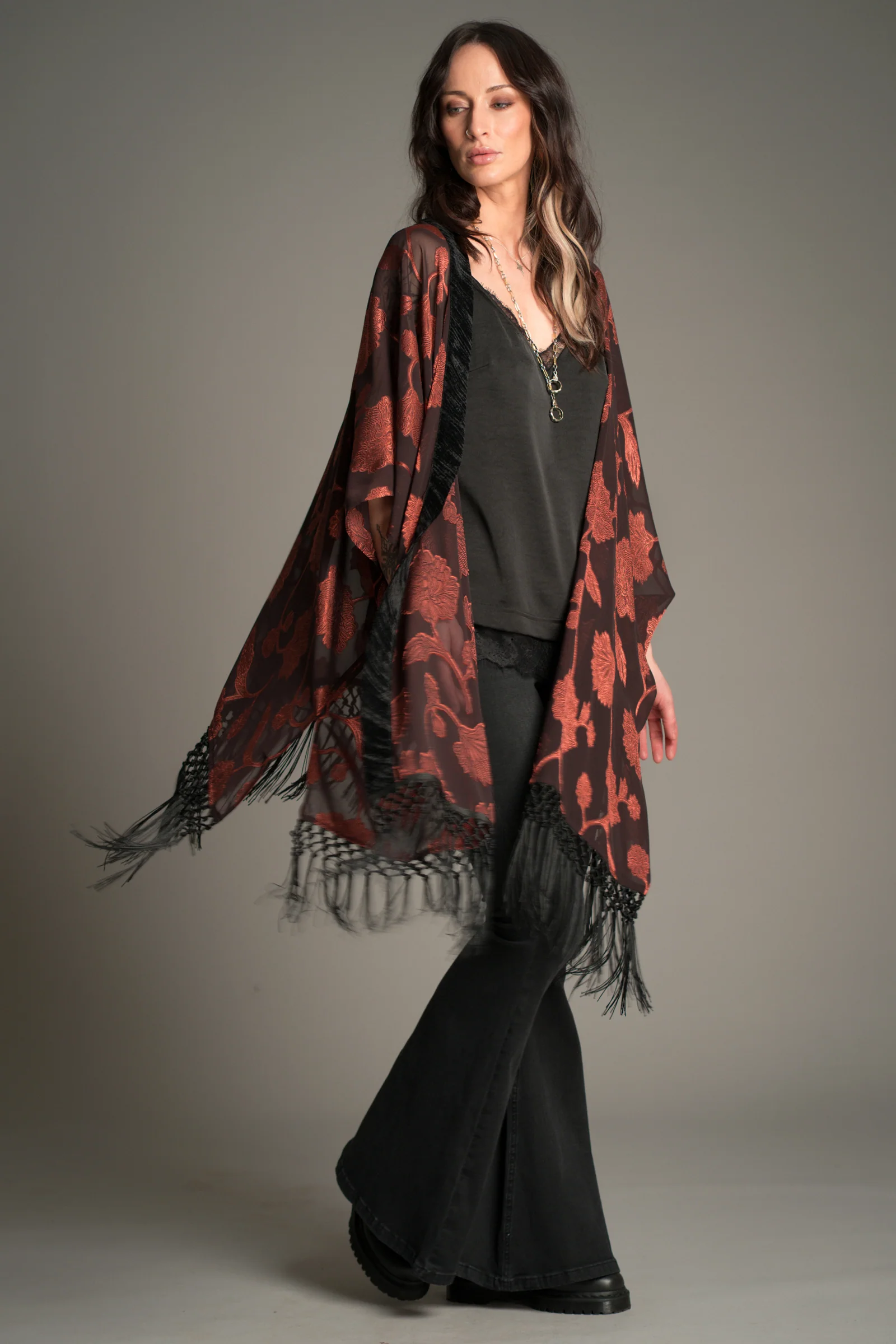 Venus Fringed Kimono - Image 5