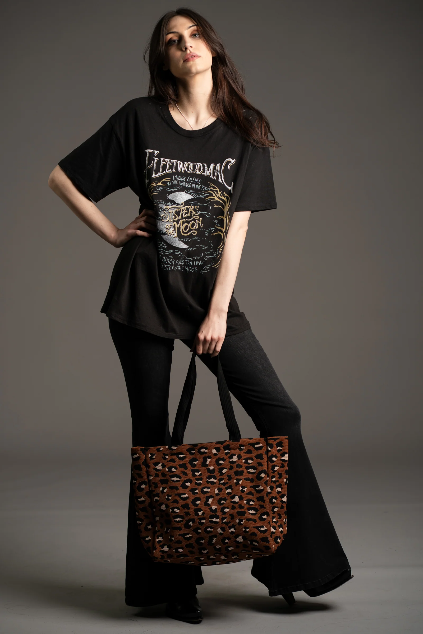 Wild Nights Leopard Shopper Bag - Image 4