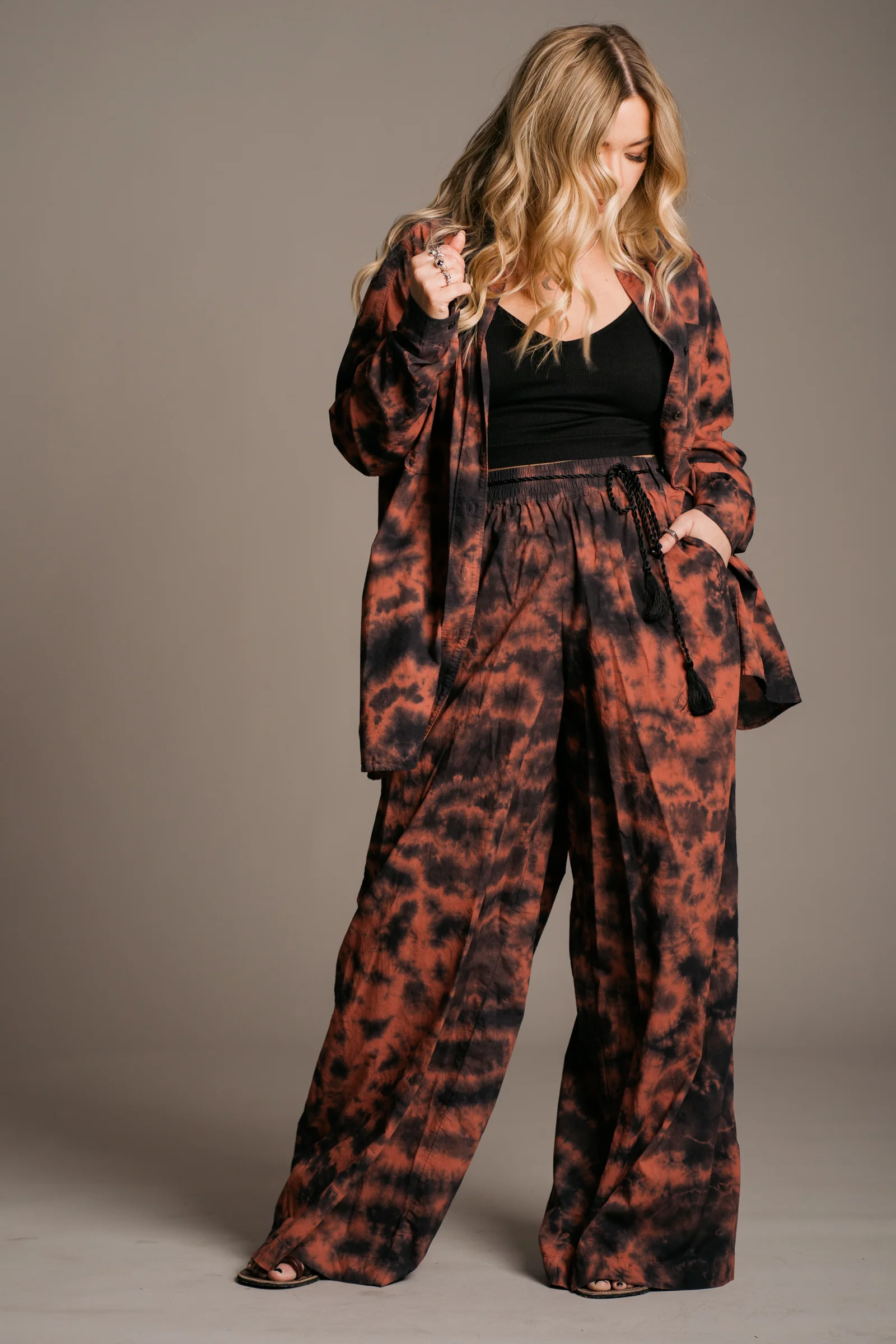 Zephyr Tie Dye Trouser - Image 2